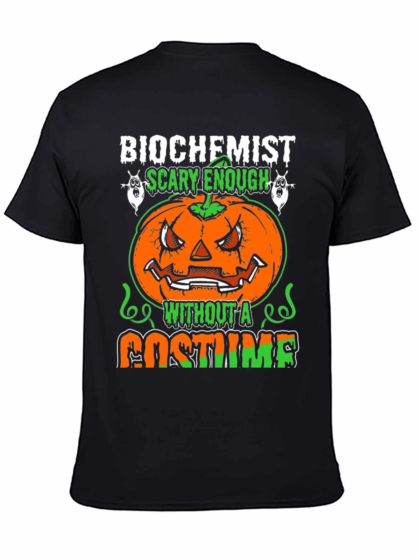 Biochemist Halloween Pumpkin Costume T-Shirt