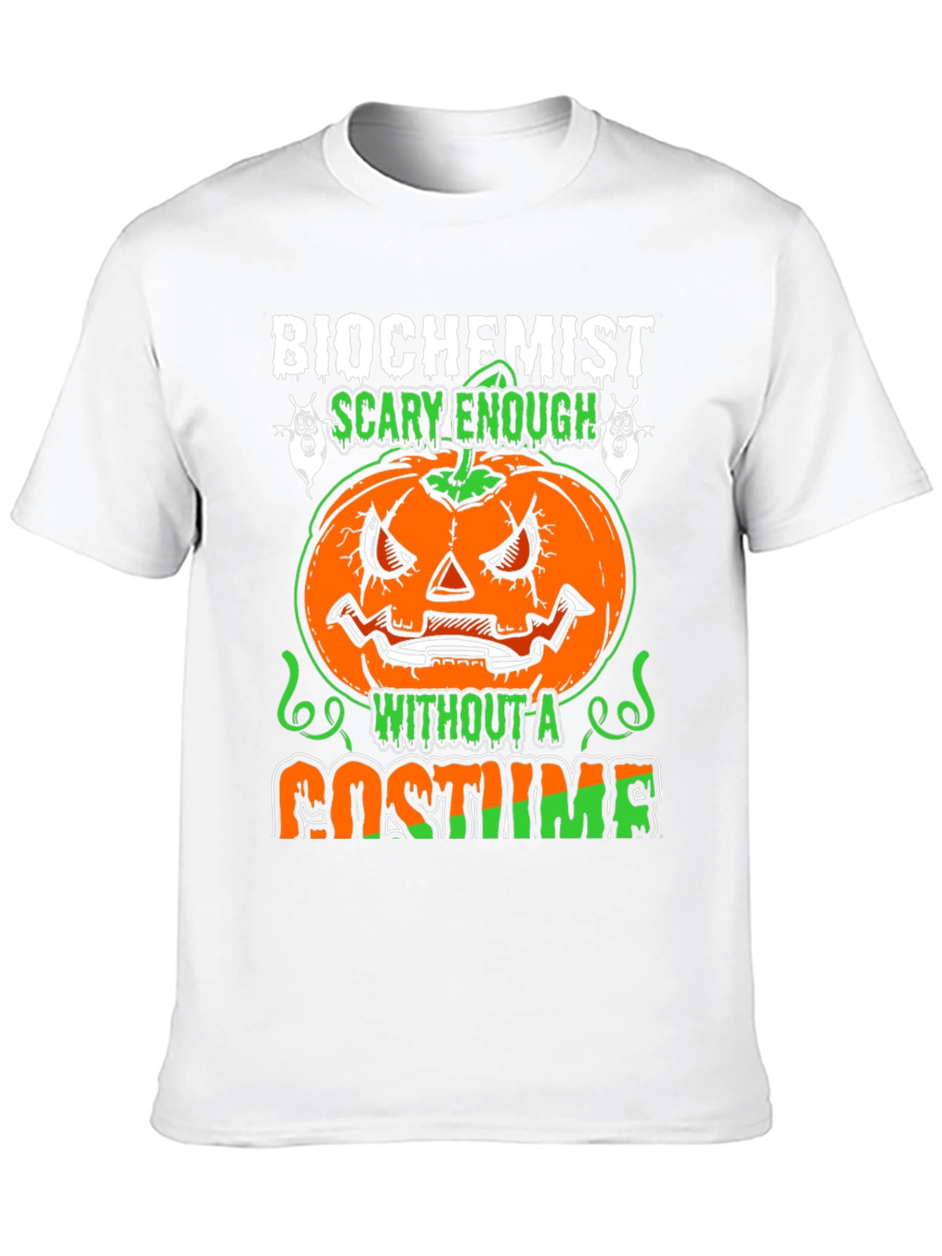 Biochemist Halloween Pumpkin Costume T-Shirt