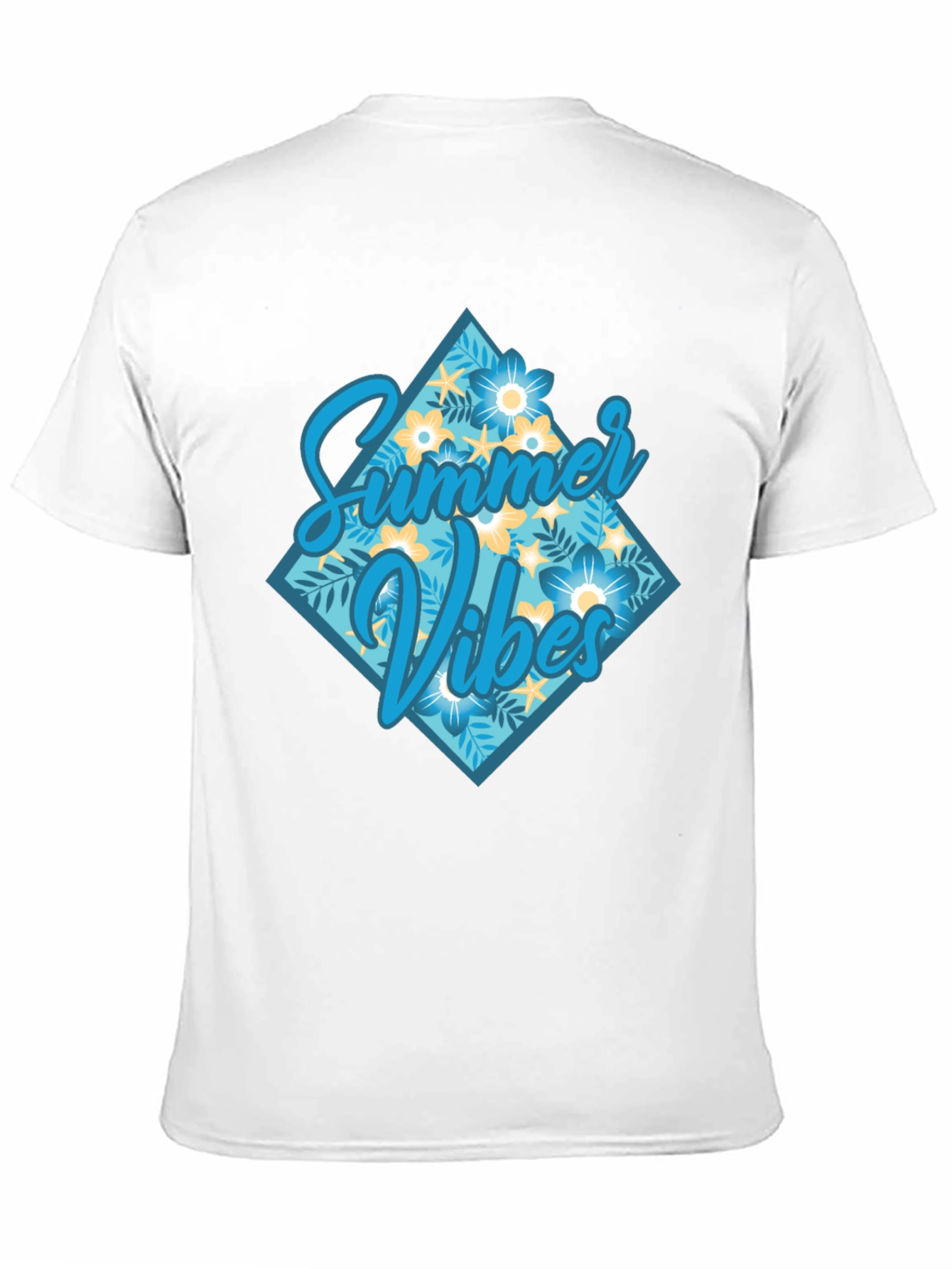 Summer Vibes Graphic Tee - Casual Black T-Shirt
