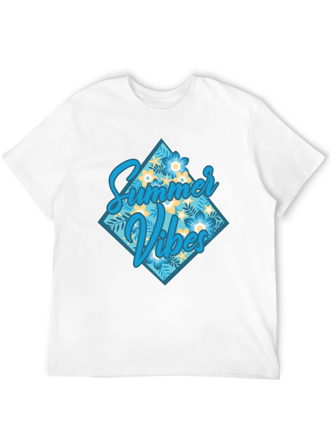 Summer Vibes Graphic Tee - Casual Black T-Shirt