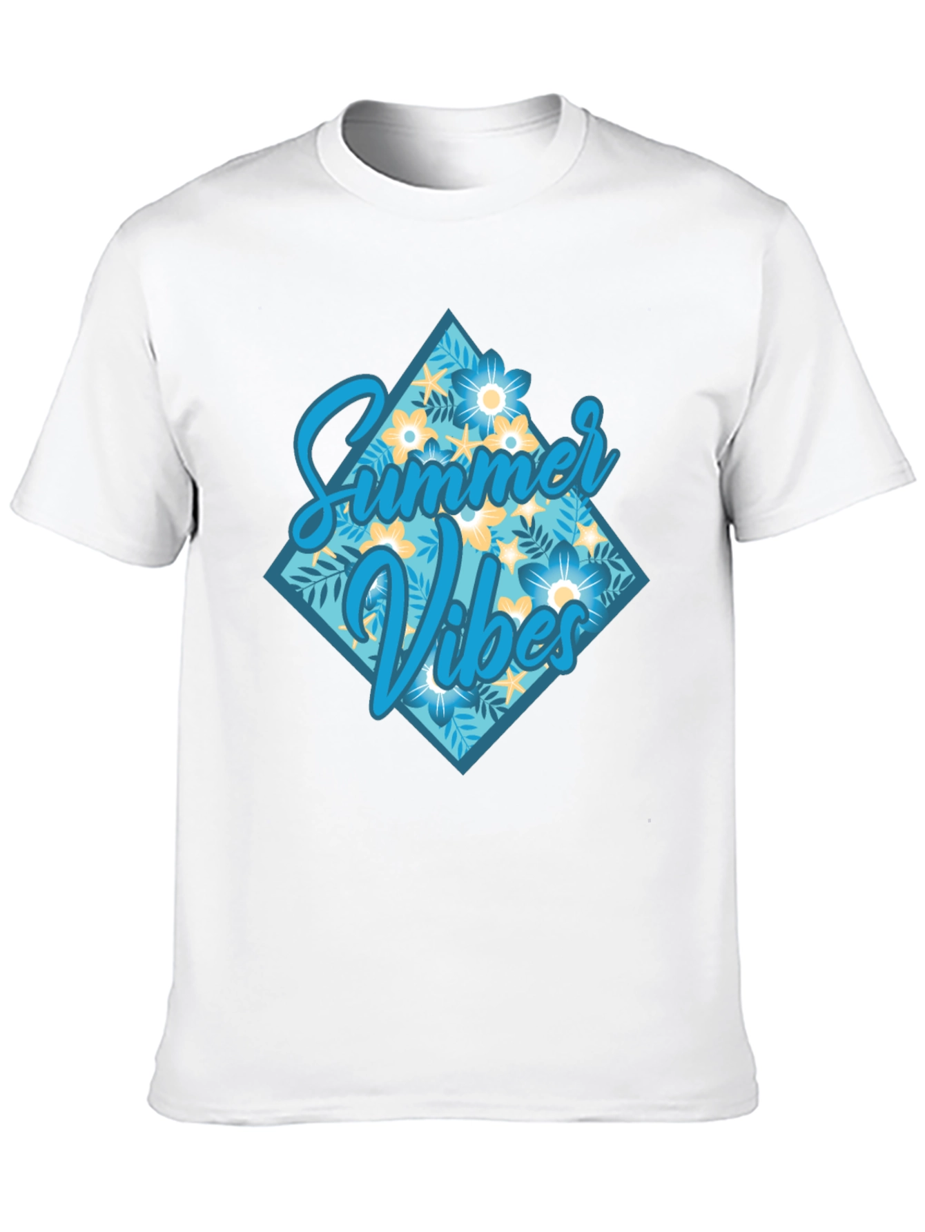 Summer Vibes Graphic Tee - Casual Black T-Shirt