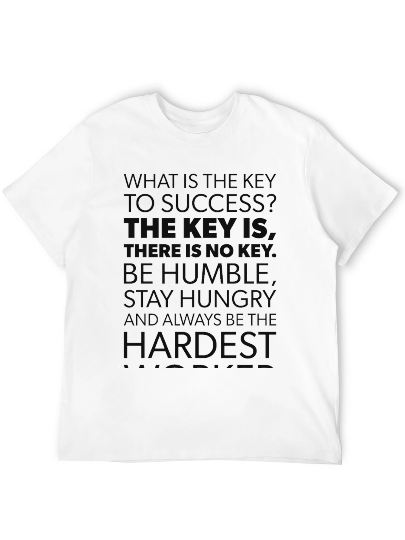 Motivational T-Shirt - Key to Success Graphic Tee