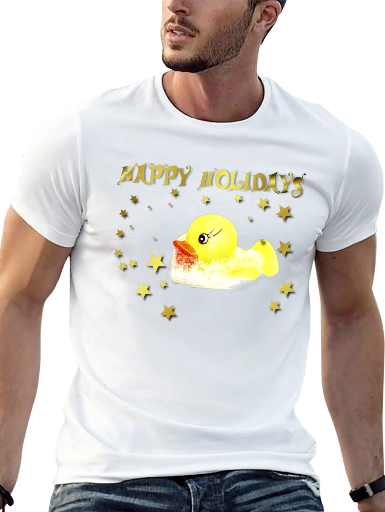 Happy Holidays Rubber Duck T-Shirt
