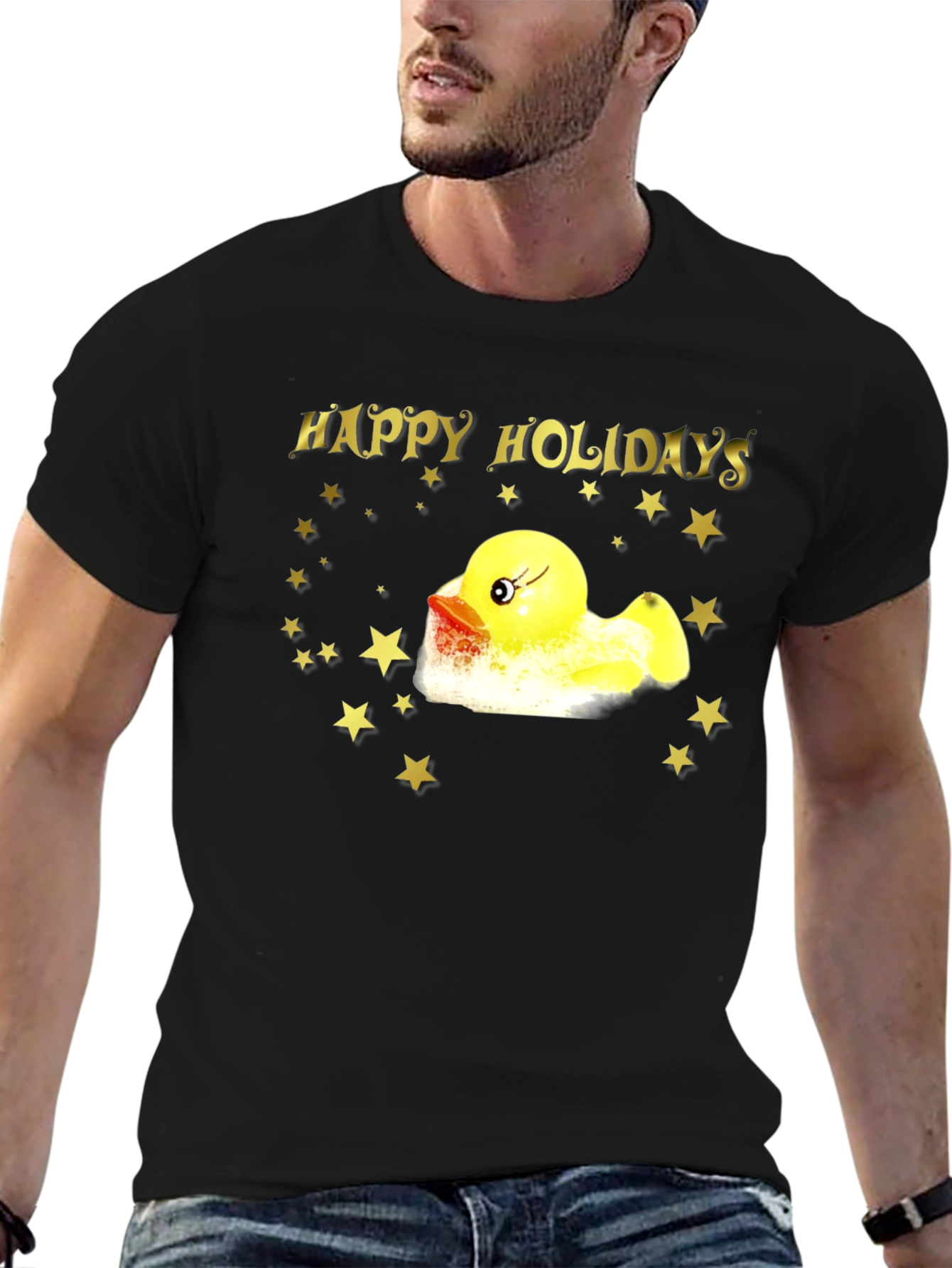Happy Holidays Rubber Duck T-Shirt