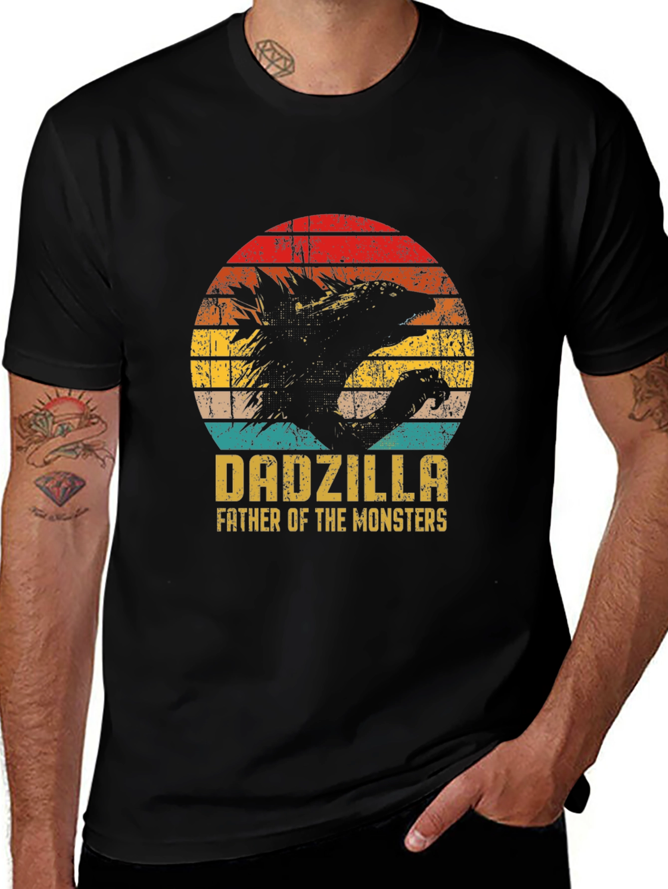 DadZilla Father of Monsters T-Shirt