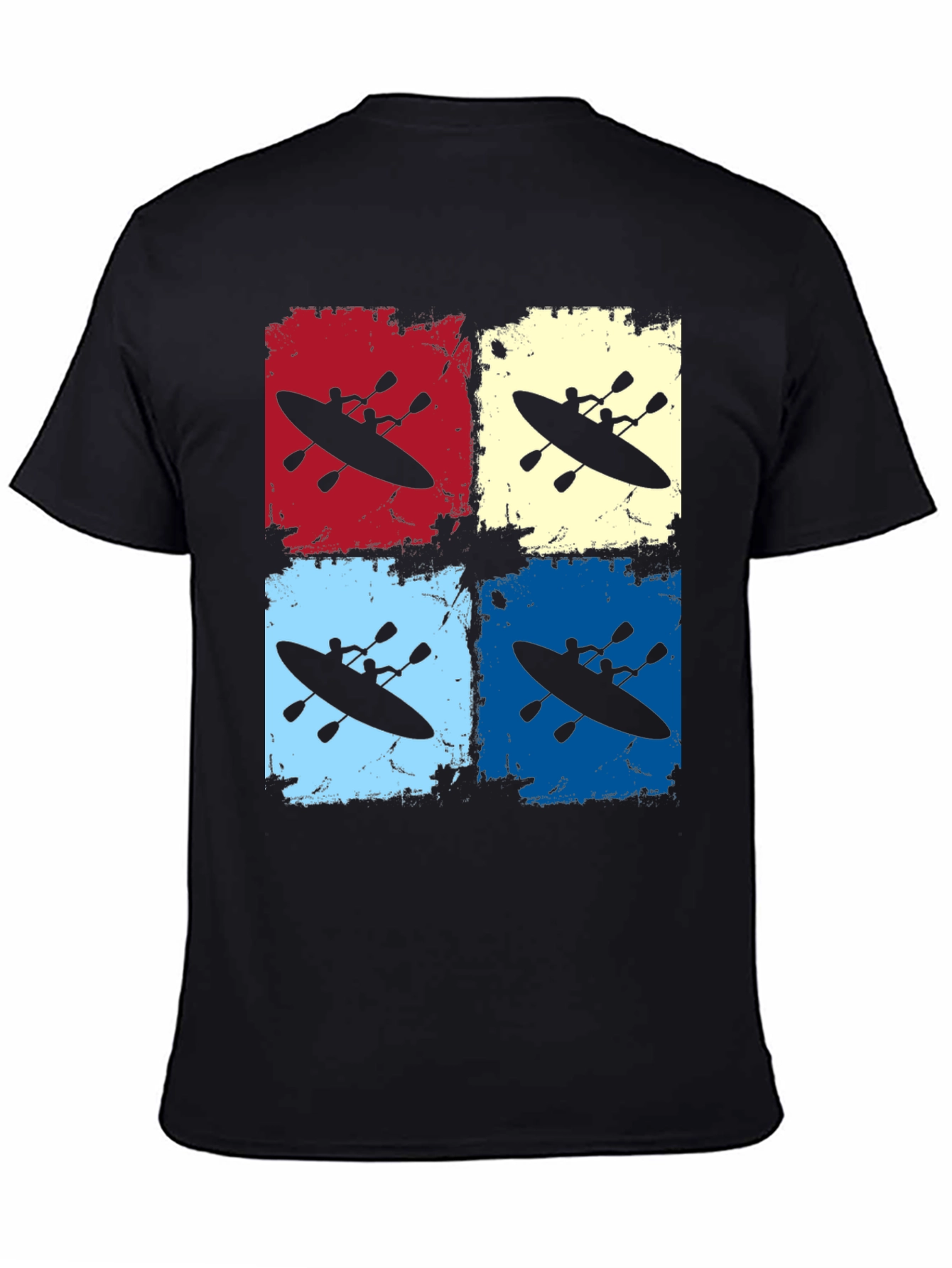 Kayaking Retro Graphic T-Shirt