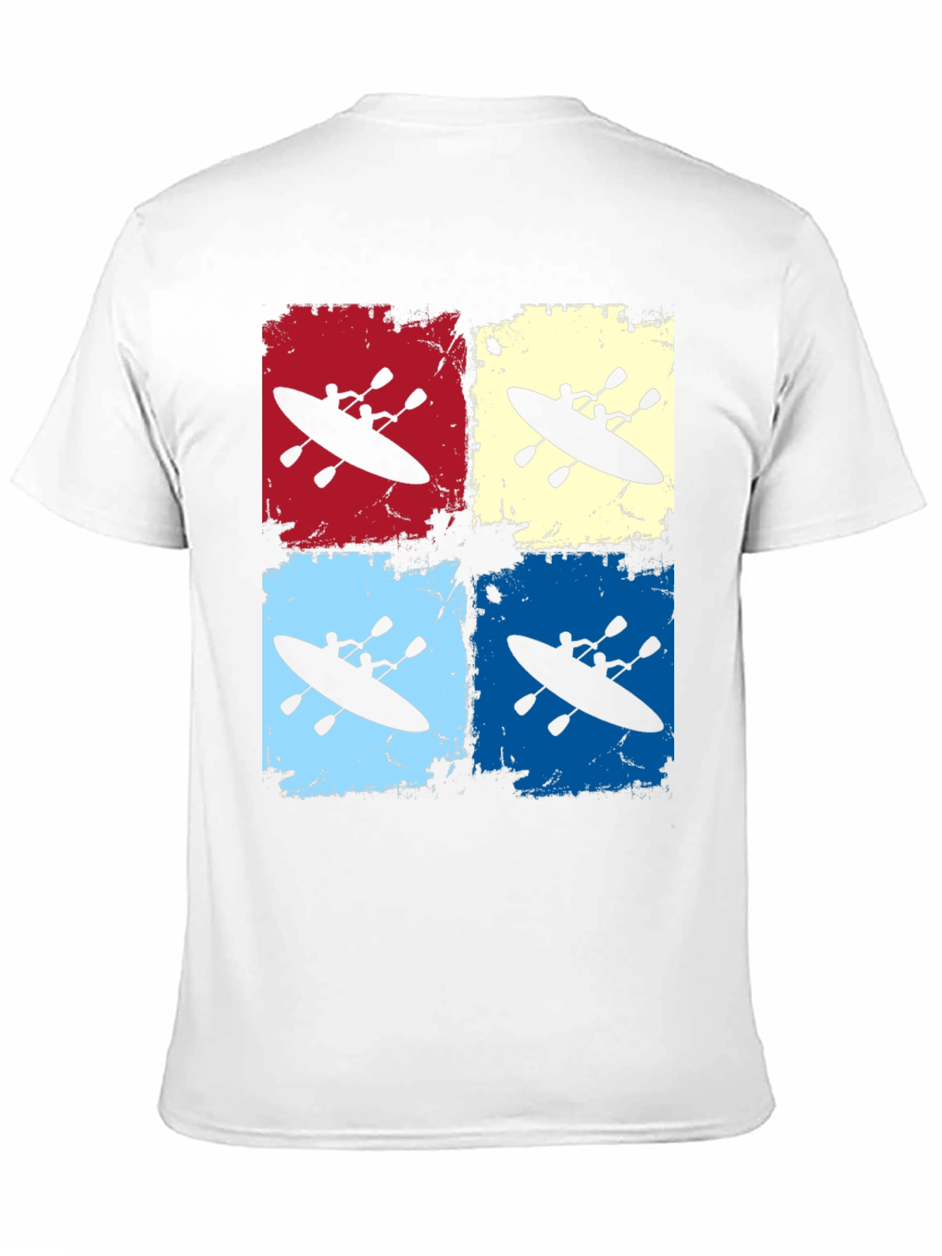 Kayaking Retro Graphic T-Shirt