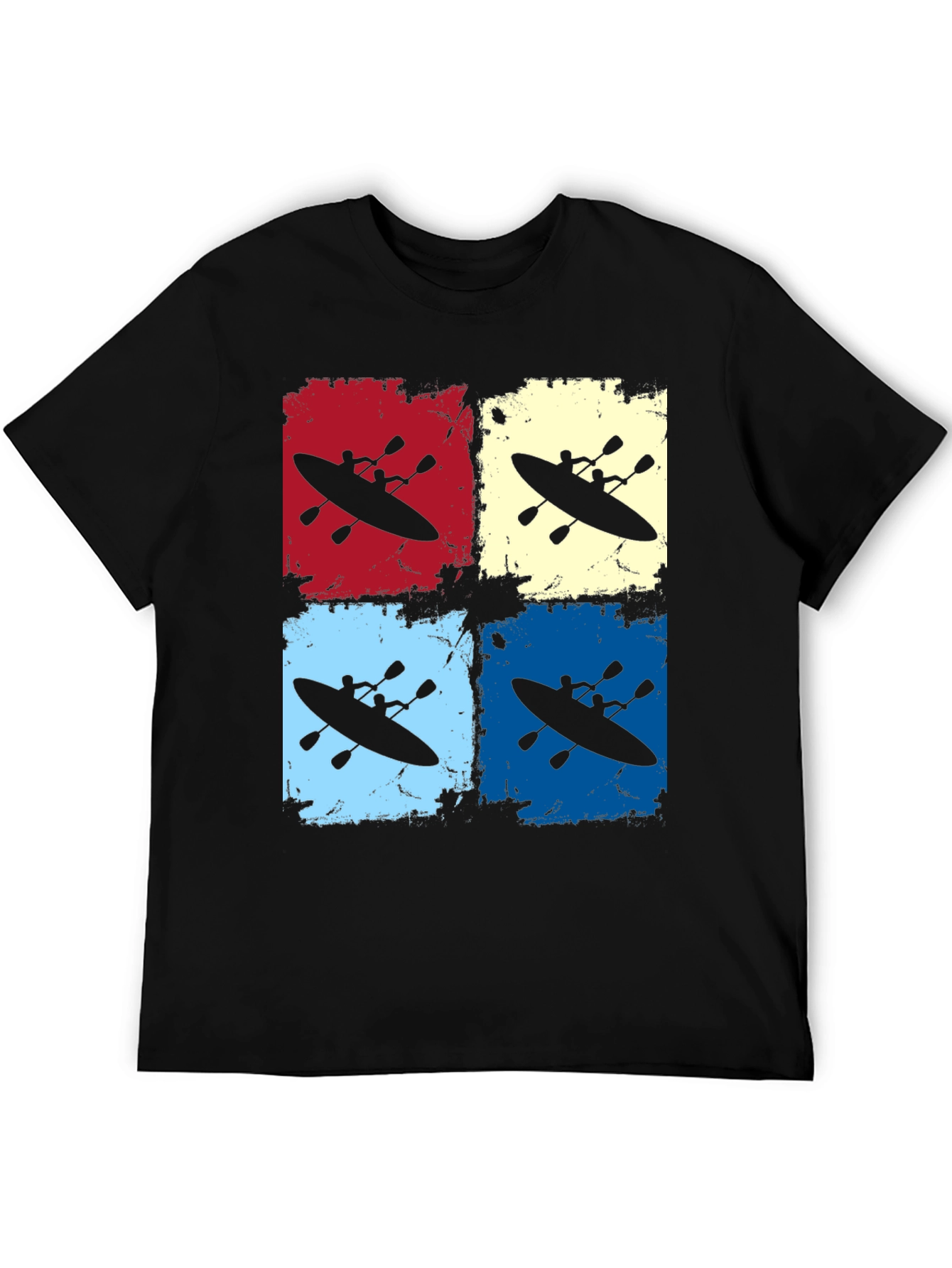 Kayaking Retro Graphic T-Shirt