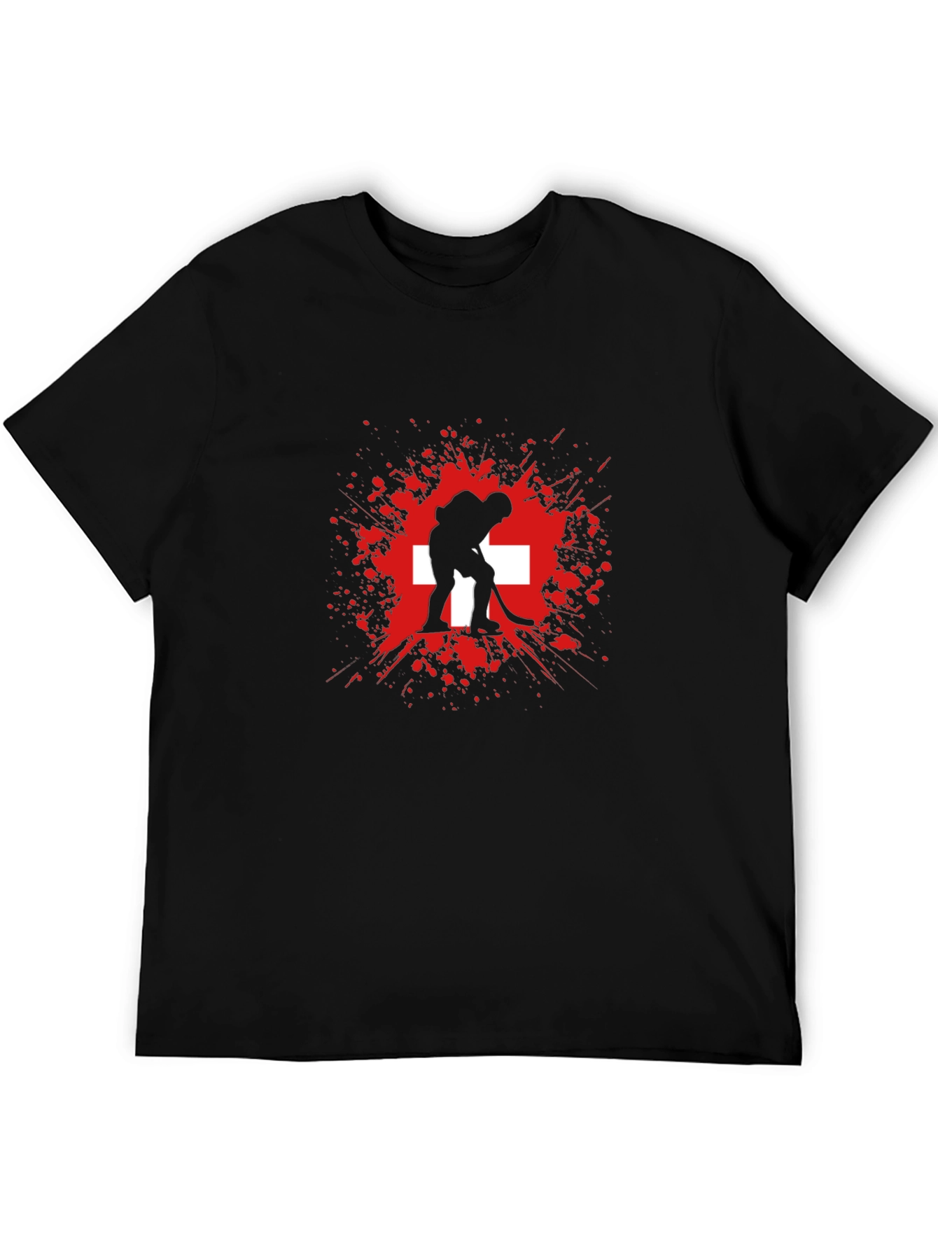 Swiss Hockey T-Shirt - Cool Sporty Design