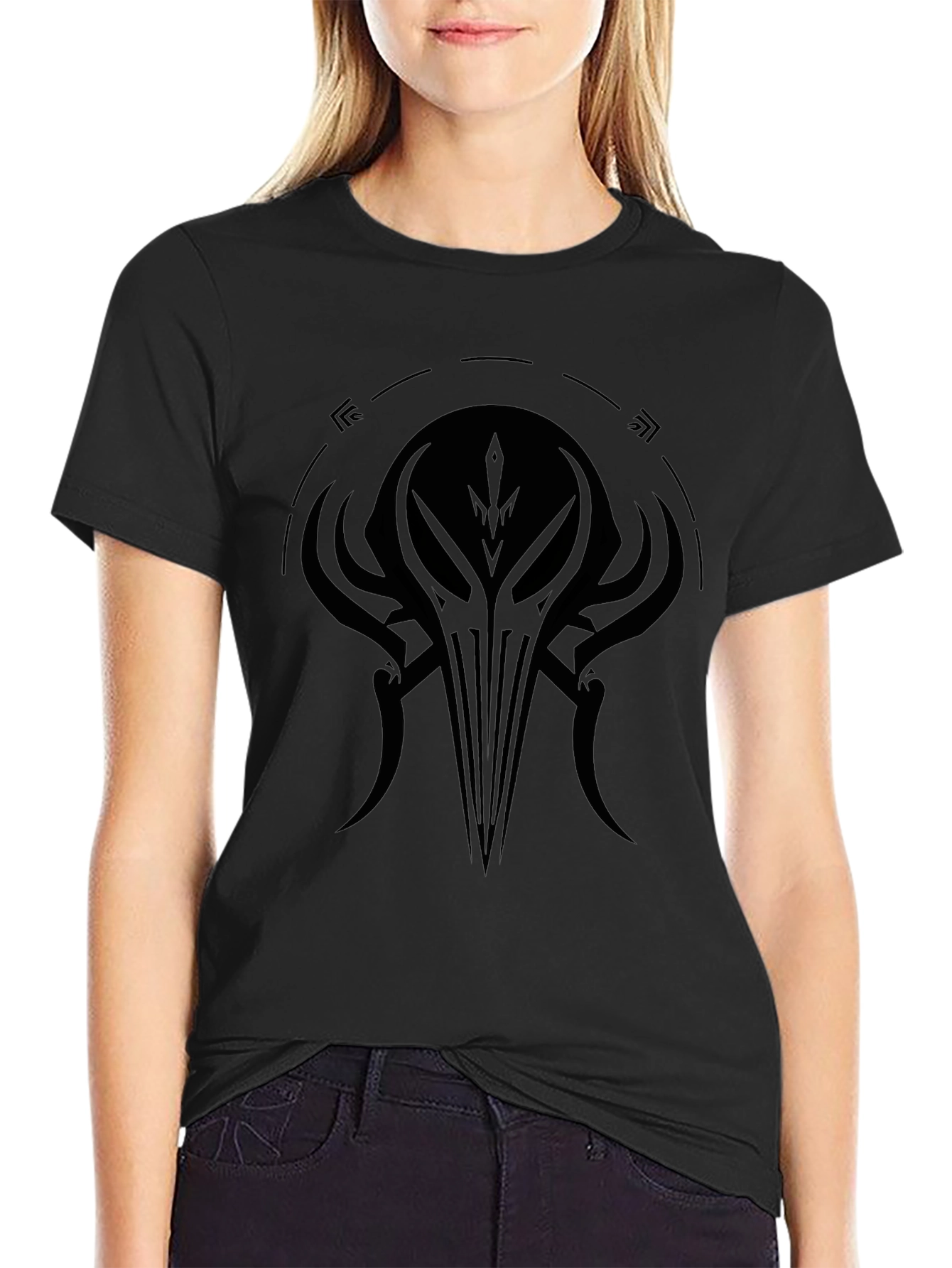 Graphic Tee - Dark Abstract Design