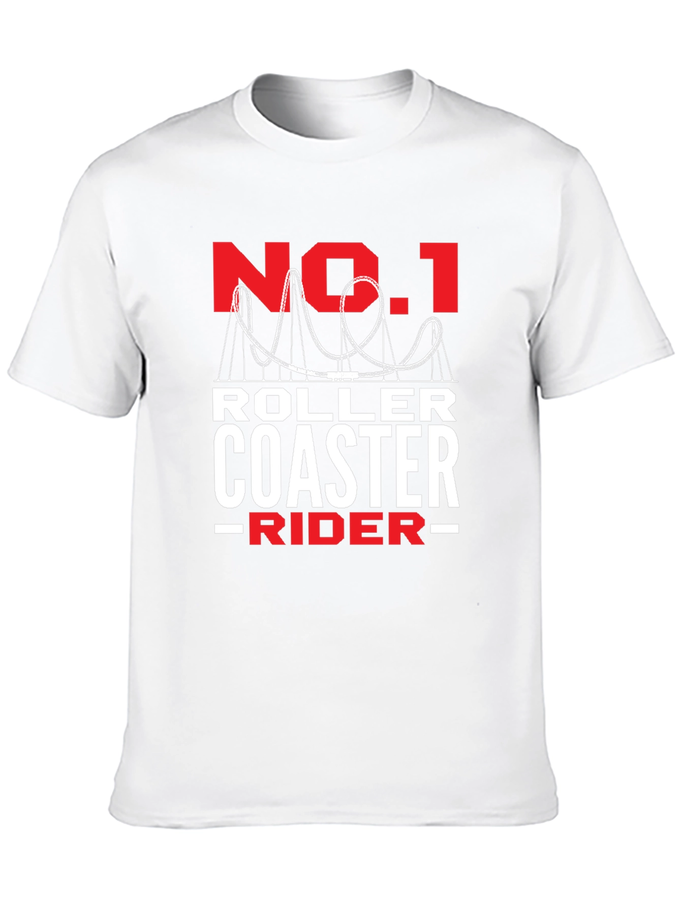 No. 1 Roller Coaster Rider Black Tee