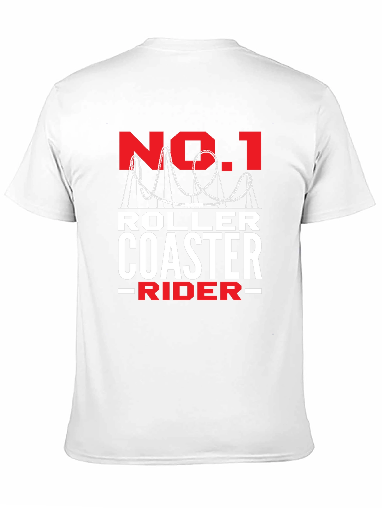 No. 1 Roller Coaster Rider Black Tee
