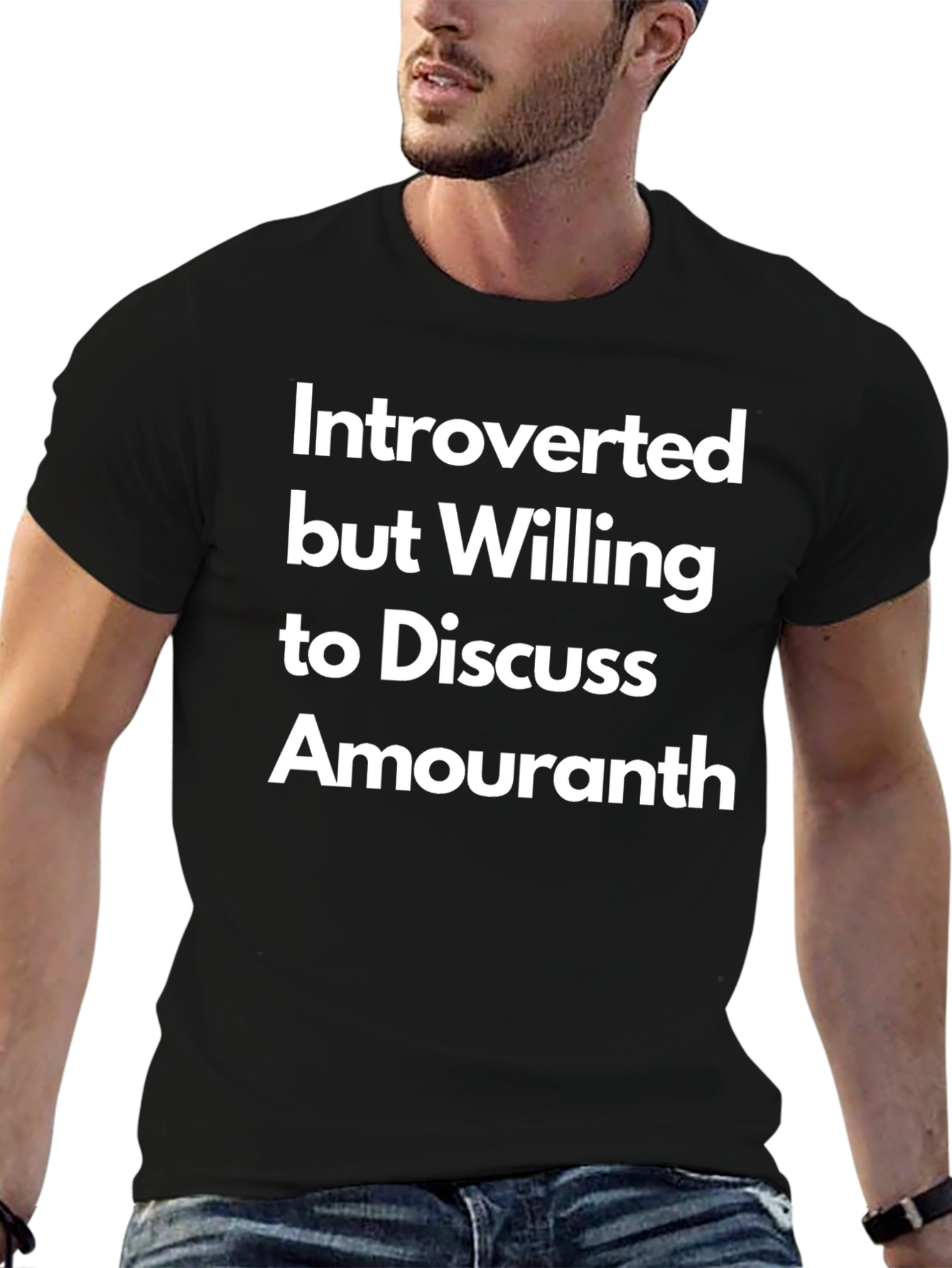Introverted But Willing To Discuss Amouranth T-Shirt