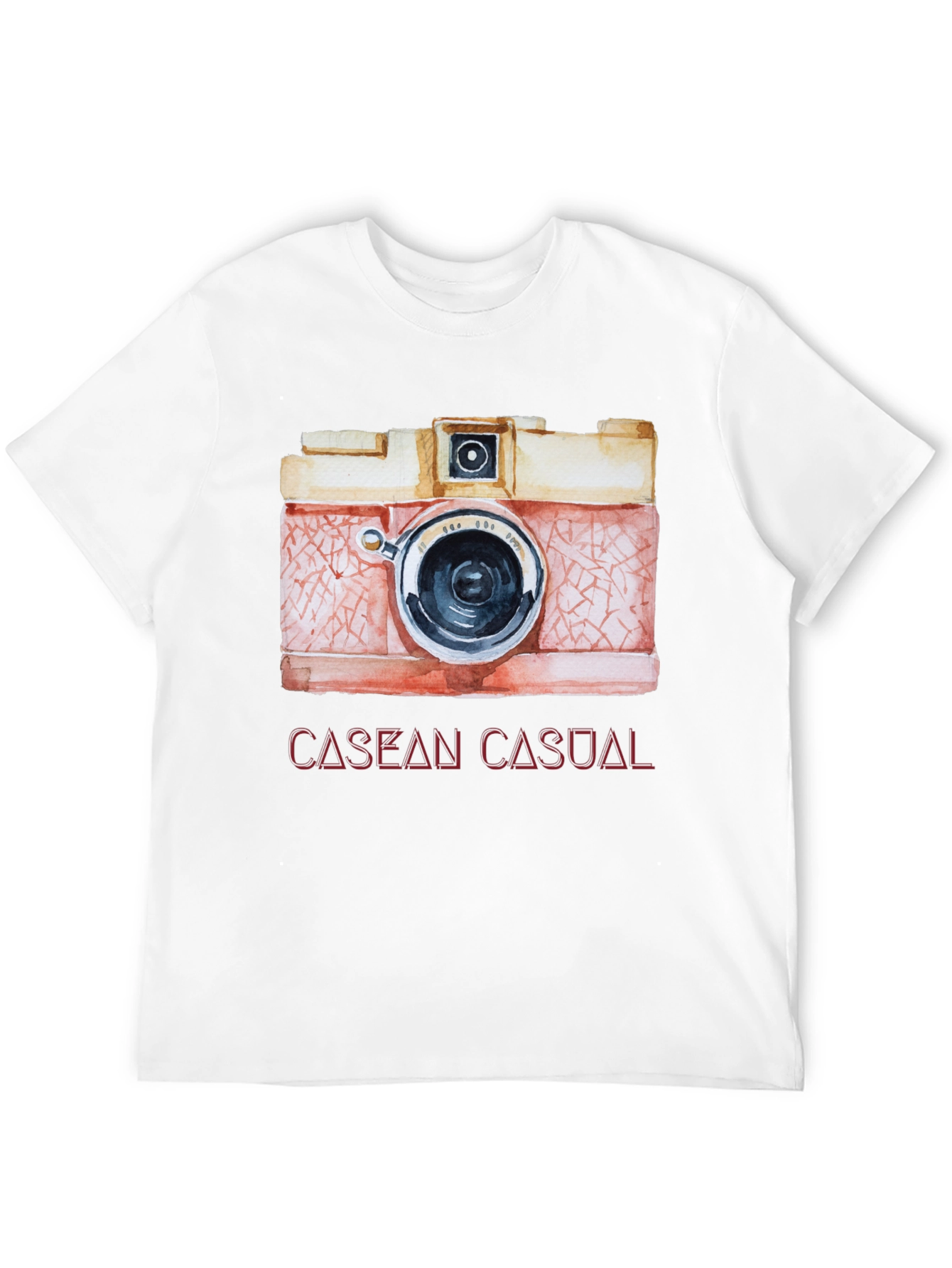 Retro Camera Graphic Tee - Casual Style