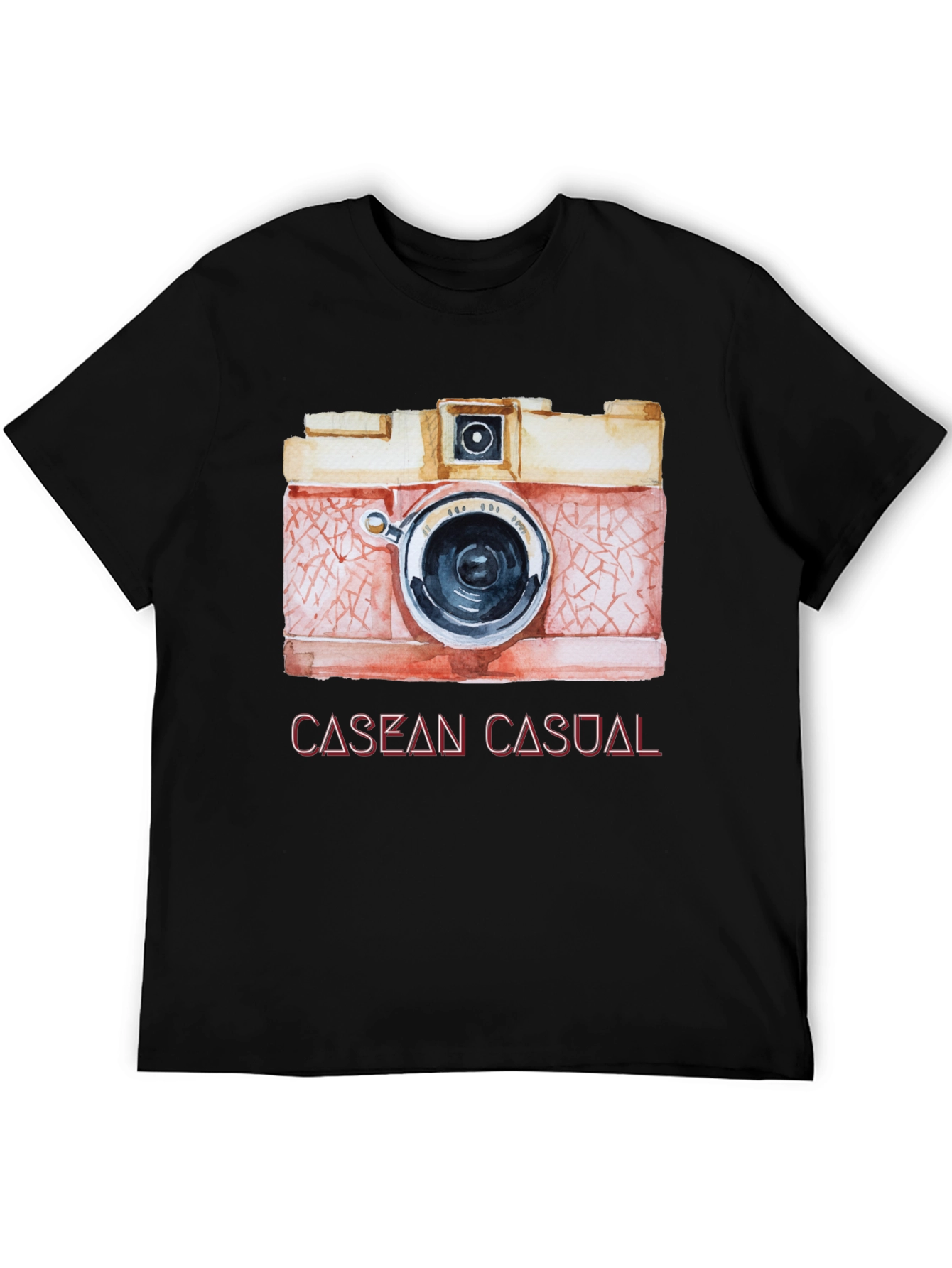 Retro Camera Graphic Tee - Casual Style