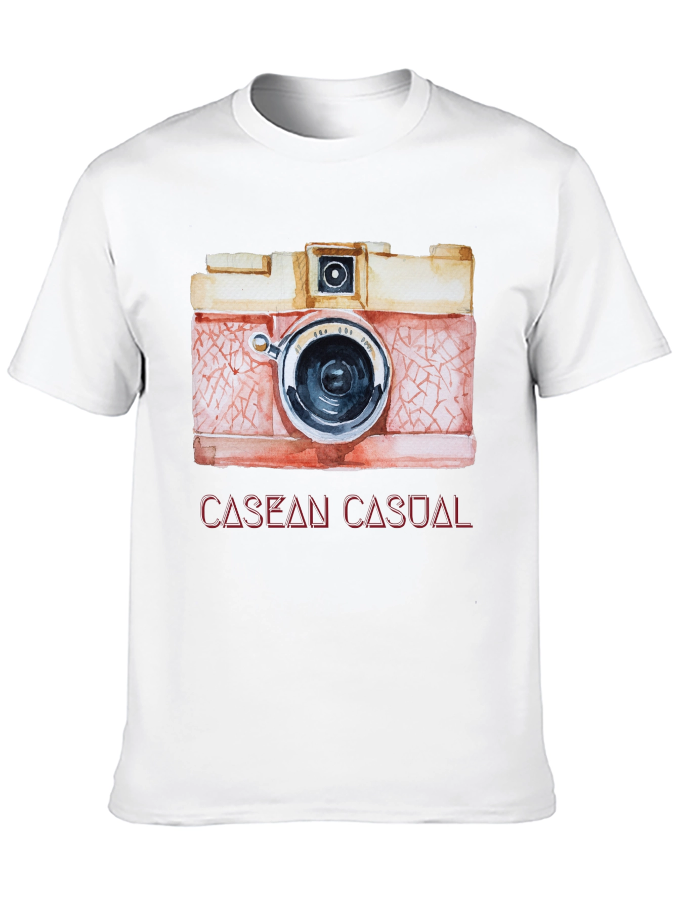 Retro Camera Graphic Tee - Casual Style