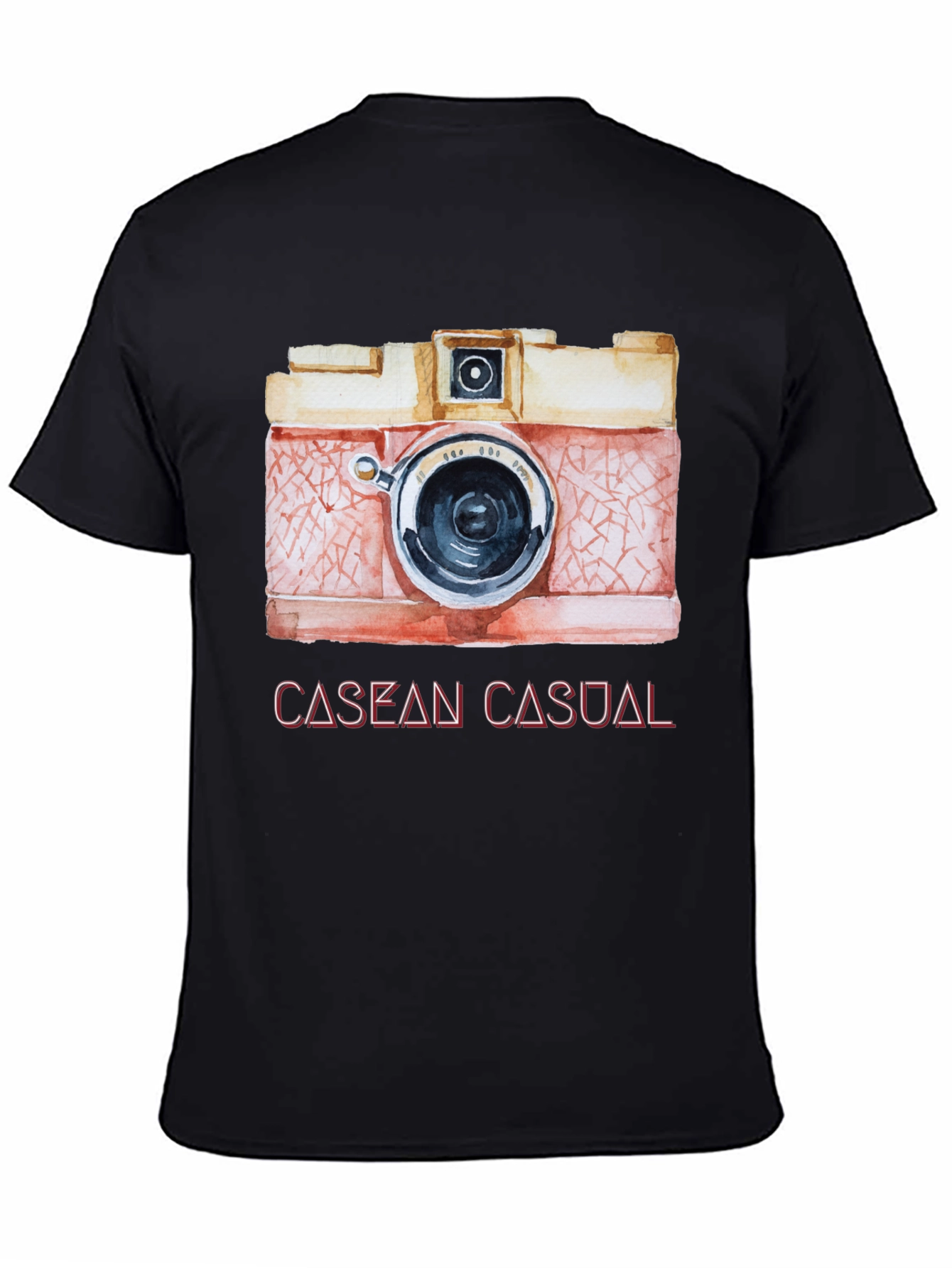 Retro Camera Graphic Tee - Casual Style
