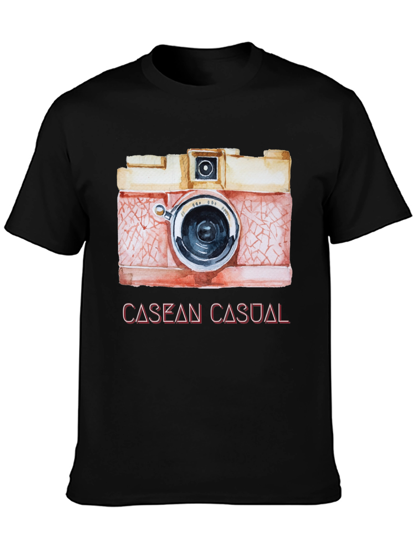 Retro Camera Graphic Tee - Casual Style