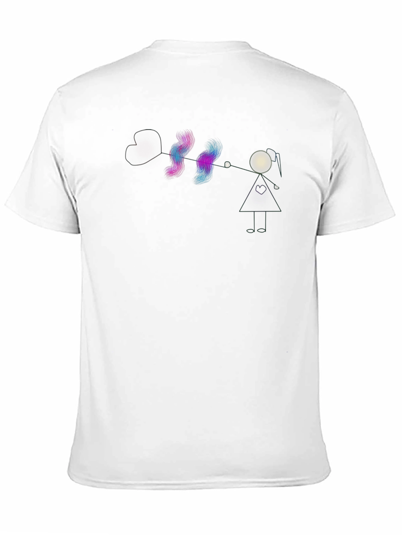 Abstract Galaxy Graphic Black T-Shirt