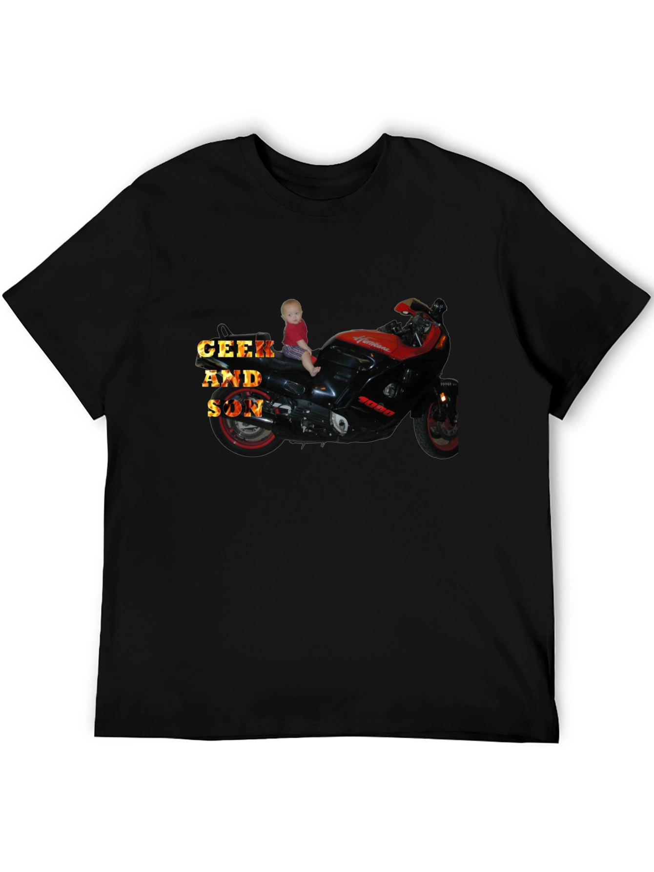 Geek and Son Motorcycle Graphic T-Shirt