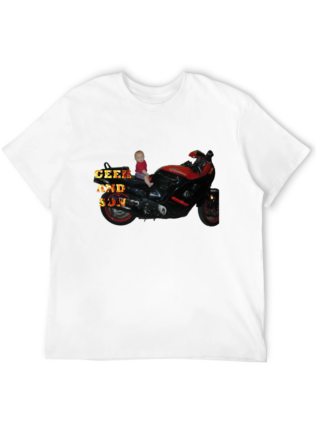 Geek and Son Motorcycle Graphic T-Shirt