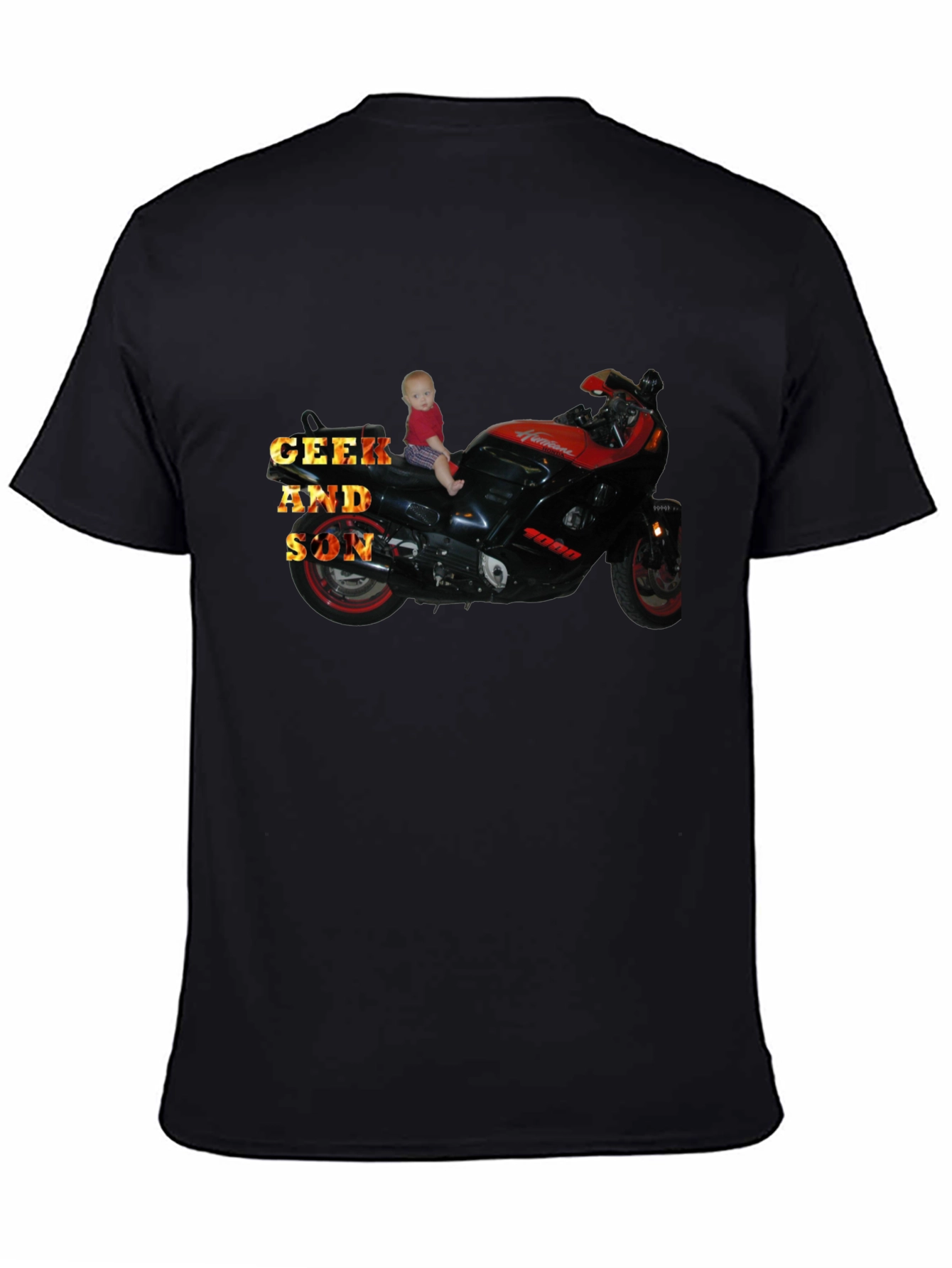 Geek and Son Motorcycle Graphic T-Shirt