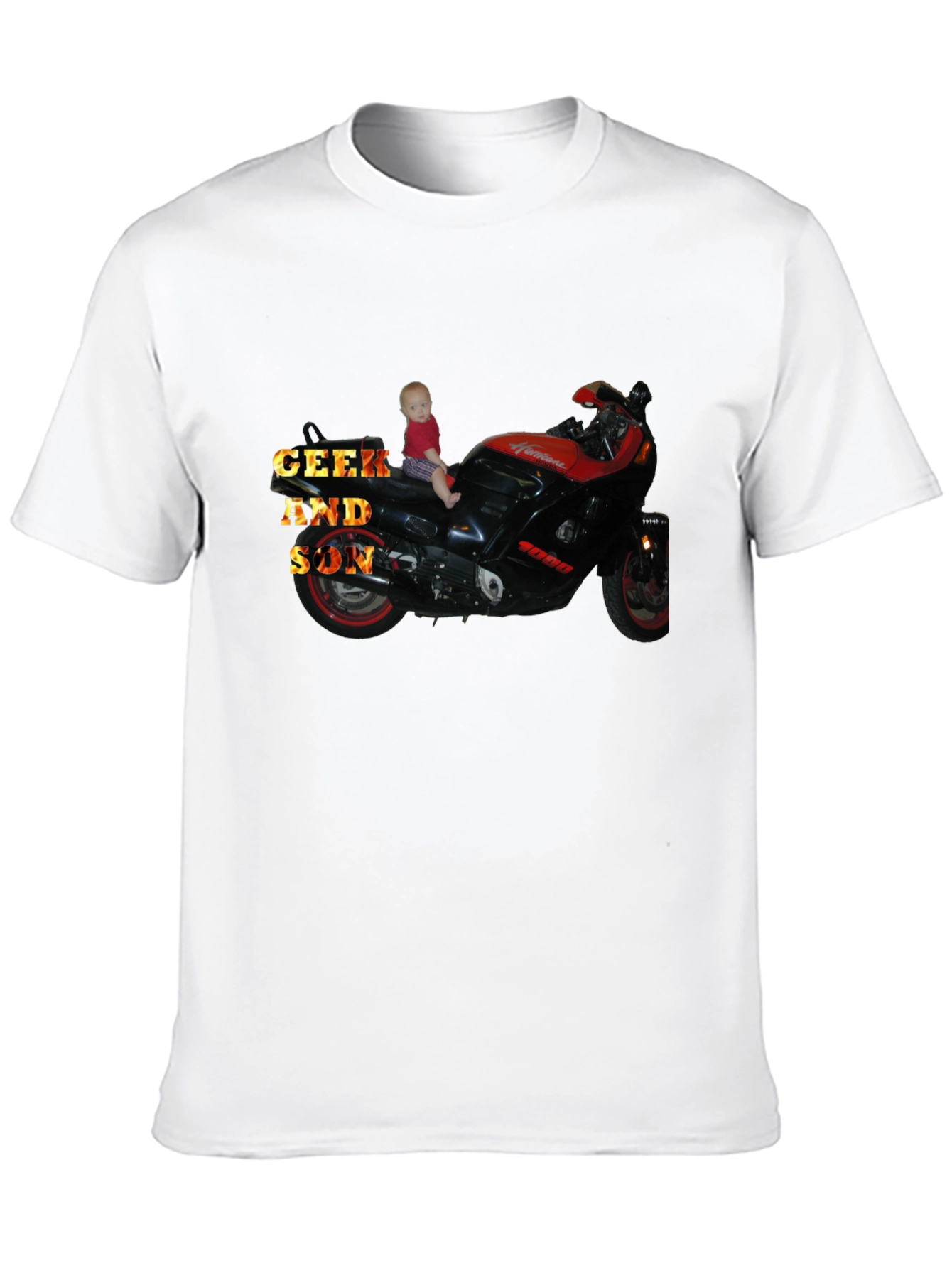 Geek and Son Motorcycle Graphic T-Shirt