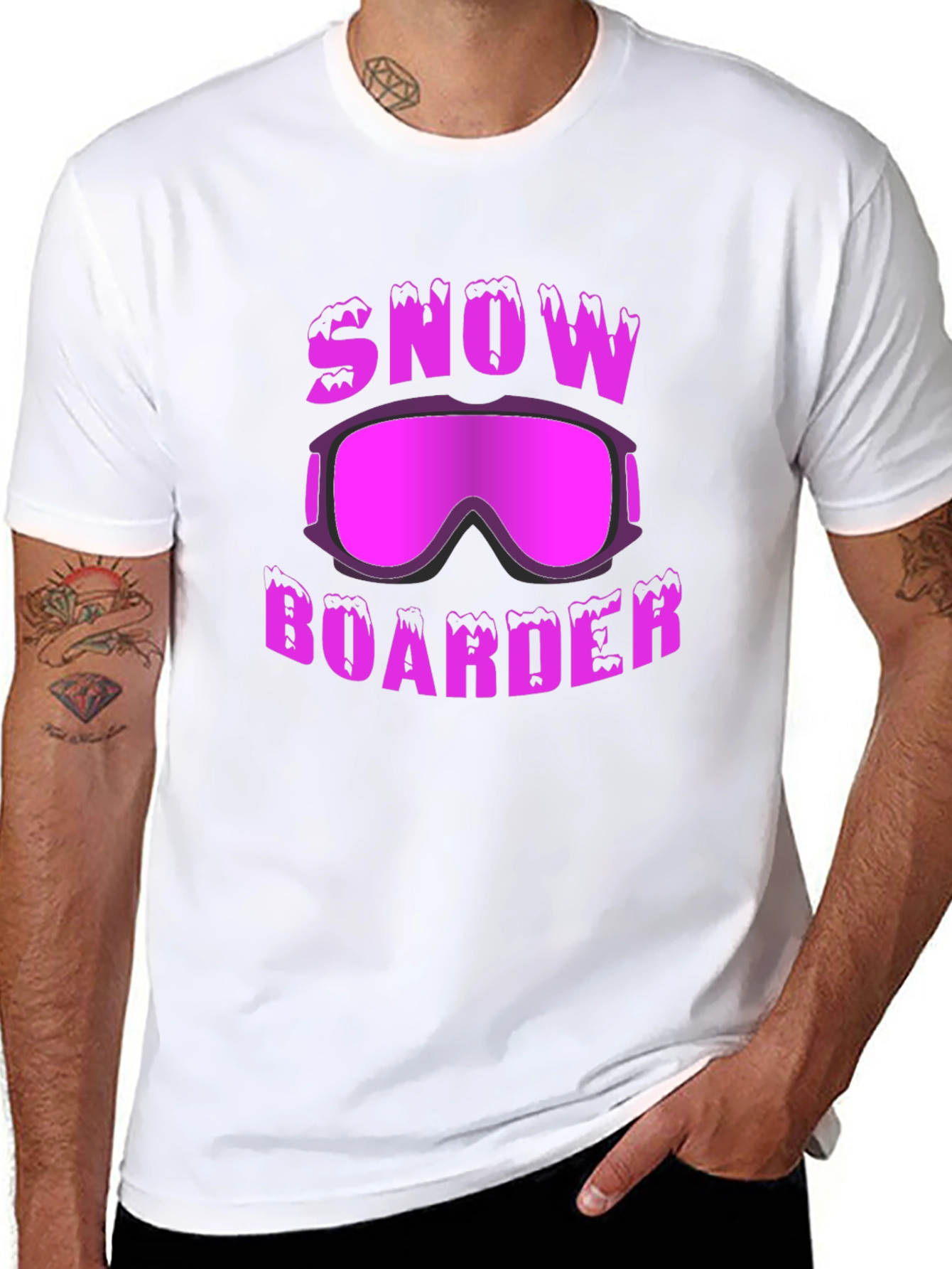 Snowboarder Goggles Graphic Tee