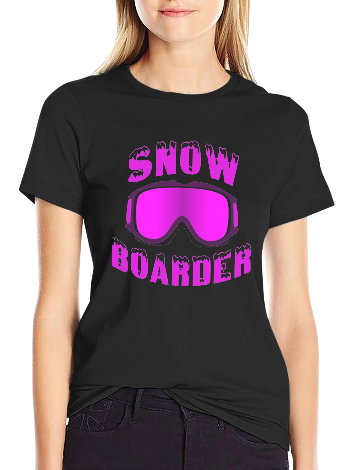 Snowboarder Goggles Graphic Tee