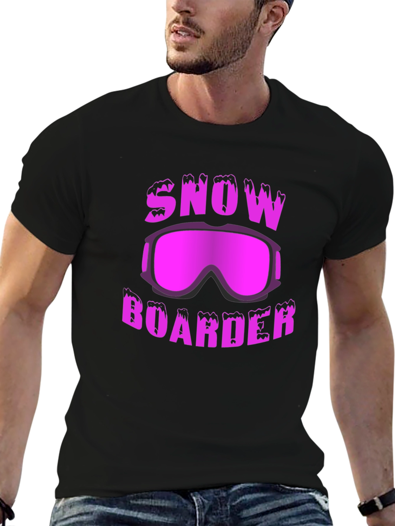 Snowboarder Goggles Graphic Tee