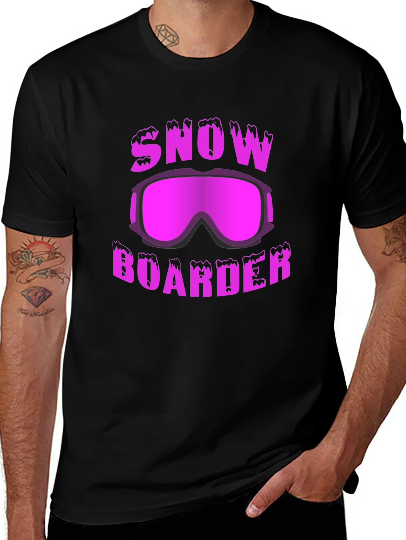 Snowboarder Goggles Graphic Tee