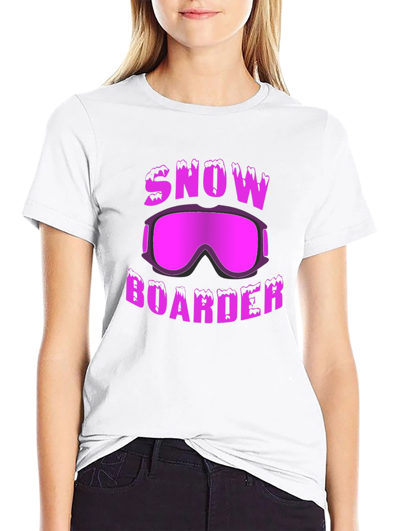 Snowboarder Goggles Graphic Tee