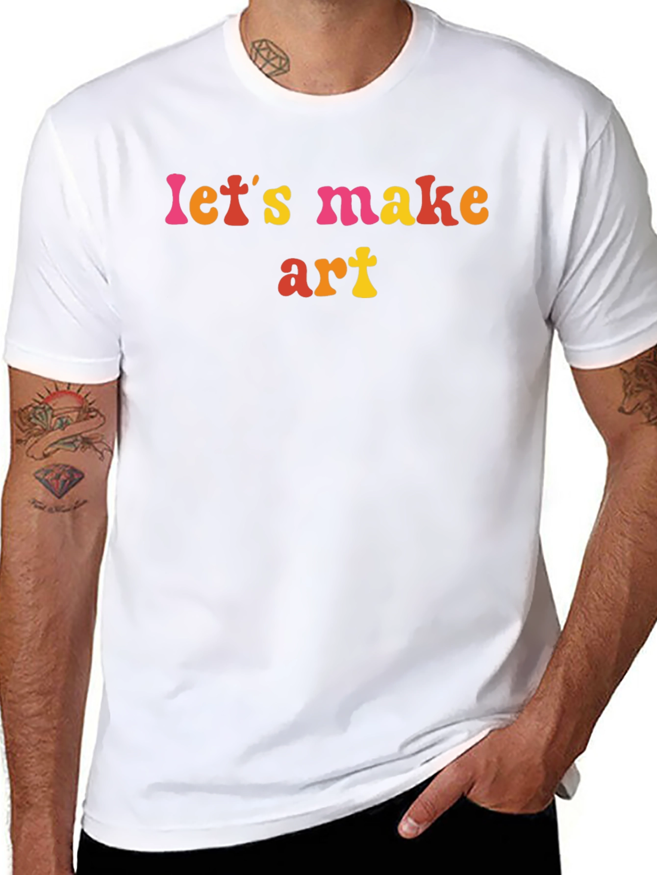 Lets Make Art Graphic Tee