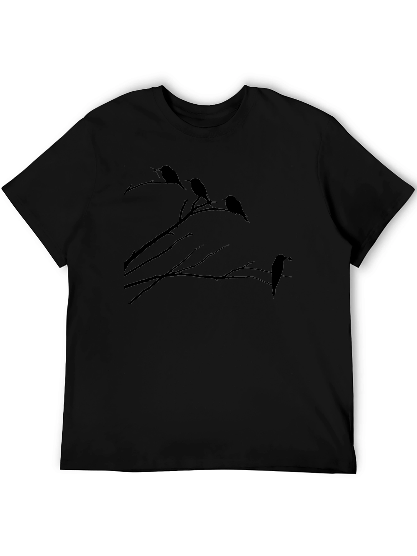 Raven Branch Graphic Tee - Mens Black T-Shirt