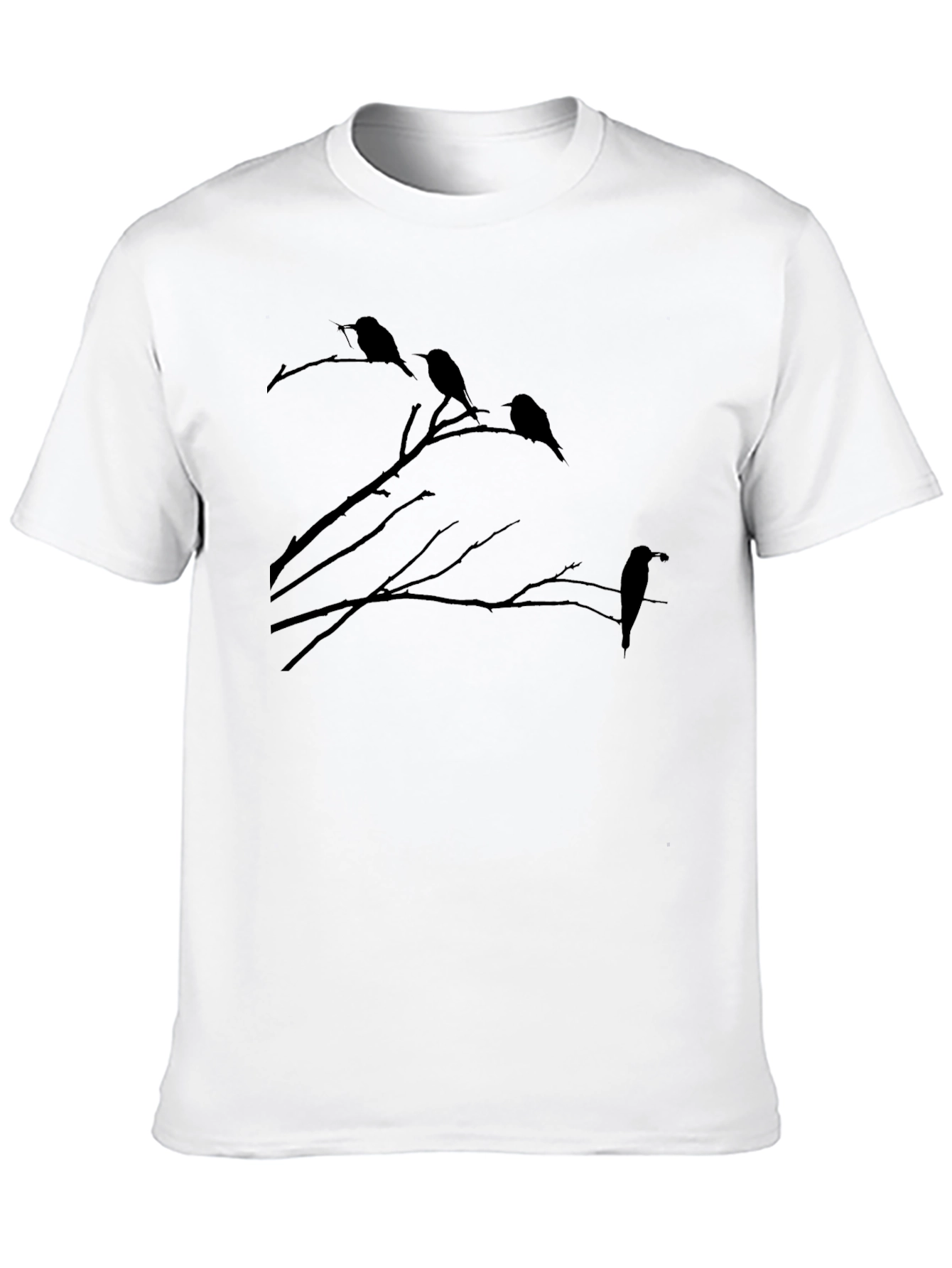 Raven Branch Graphic Tee - Mens Black T-Shirt