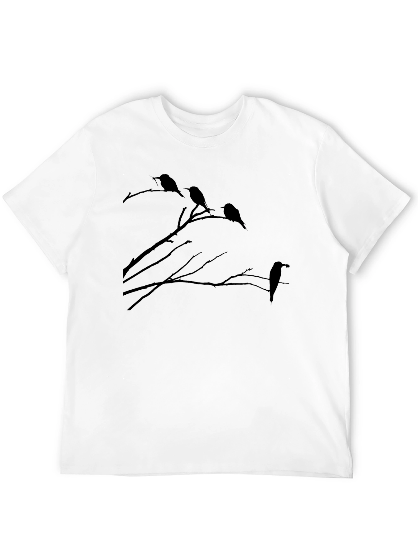 Raven Branch Graphic Tee - Mens Black T-Shirt