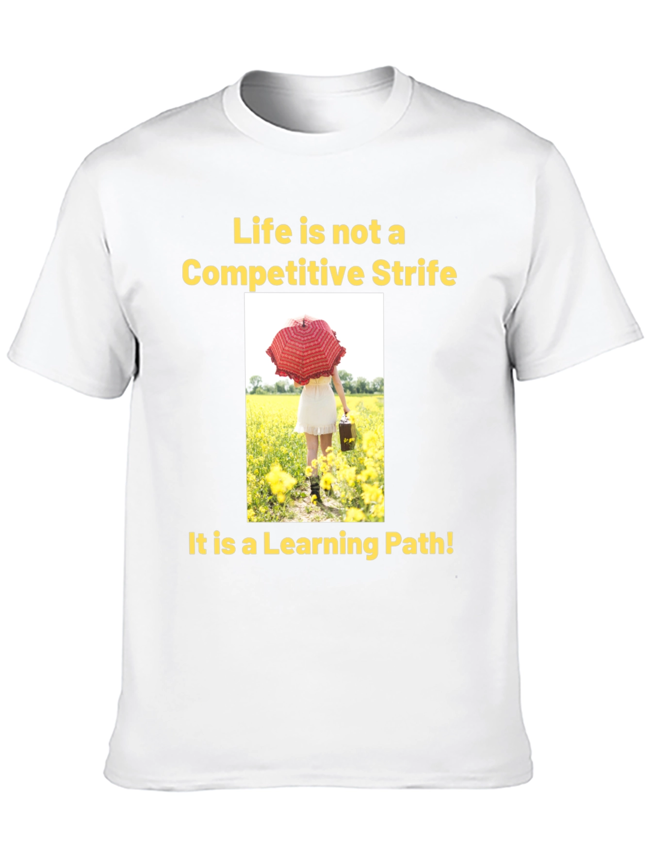 Inspirational Learning Path Graphic Tee