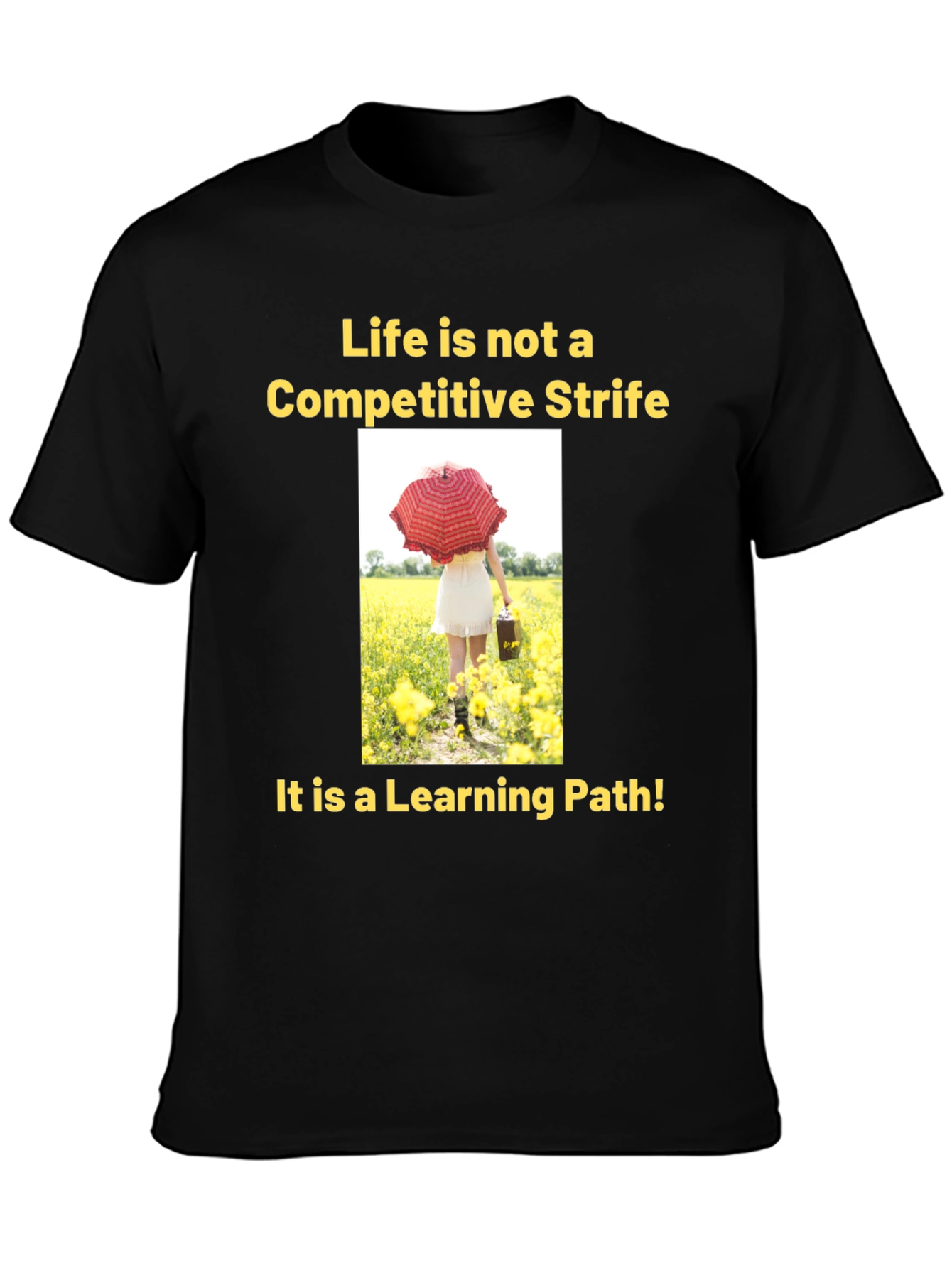 Inspirational Learning Path Graphic Tee