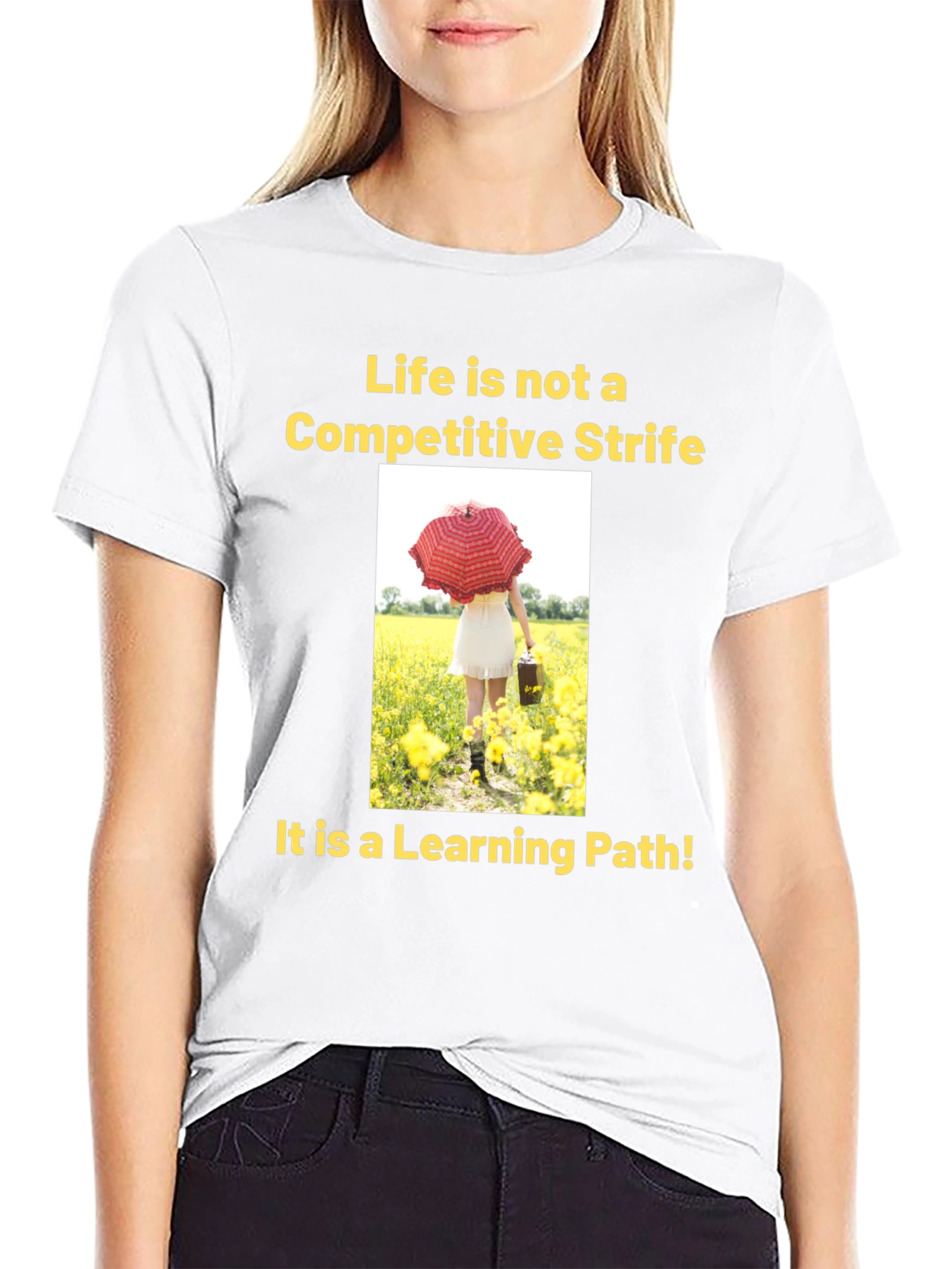 Inspirational Learning Path Graphic Tee