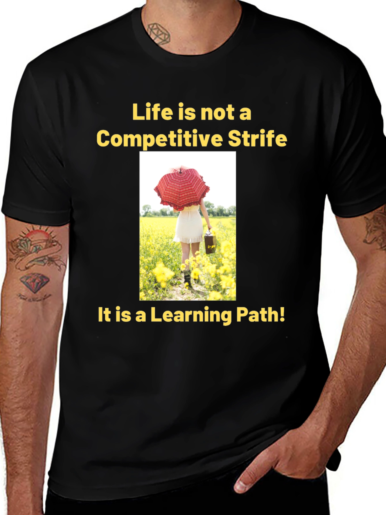 Inspirational Learning Path Graphic Tee