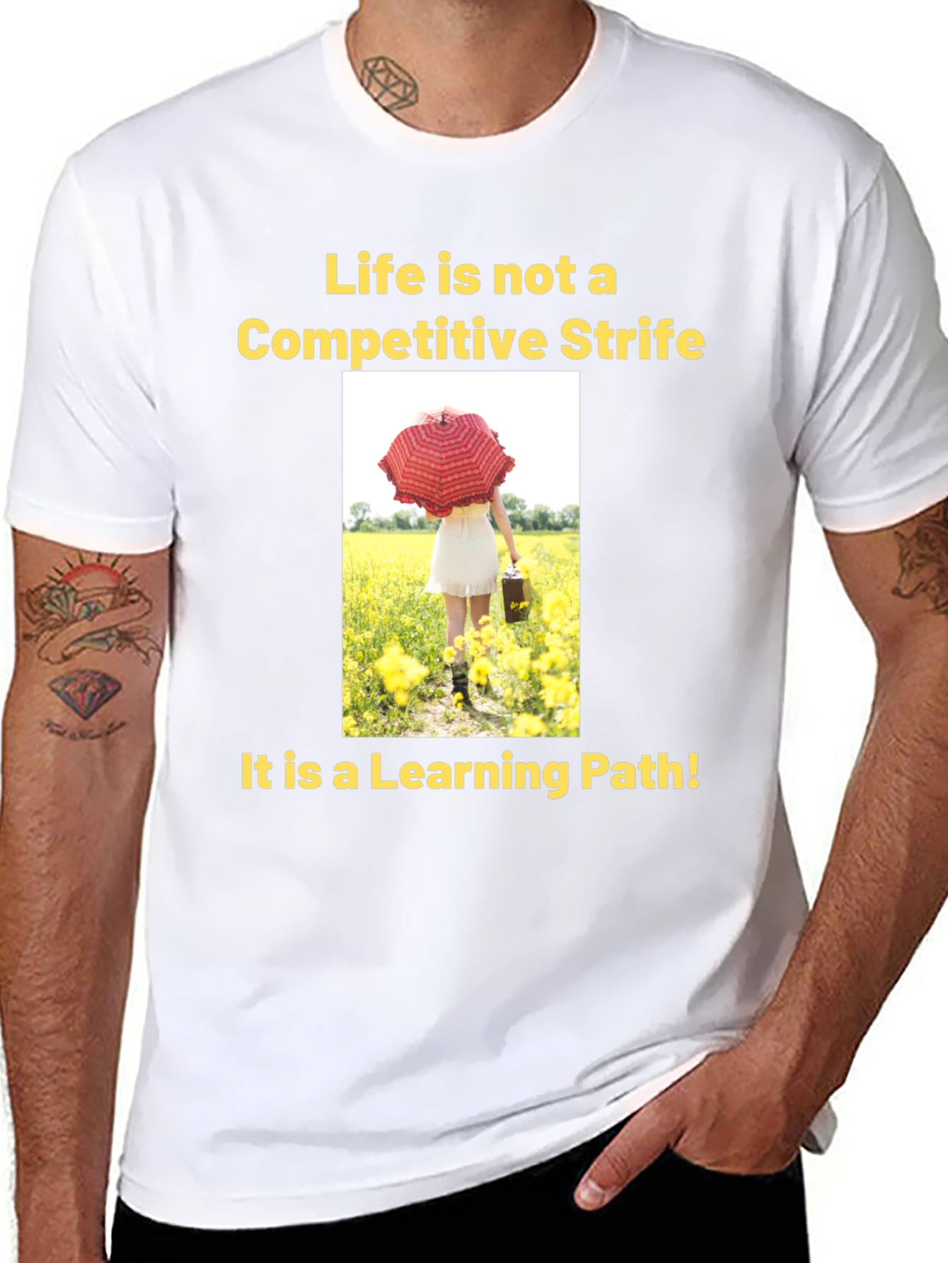 Inspirational Learning Path Graphic Tee