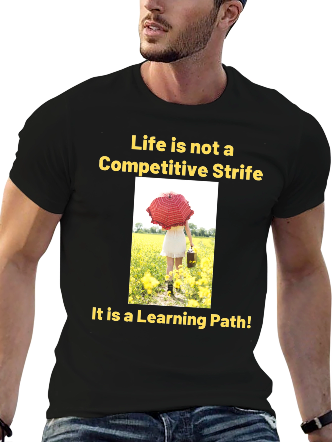 Inspirational Learning Path Graphic Tee