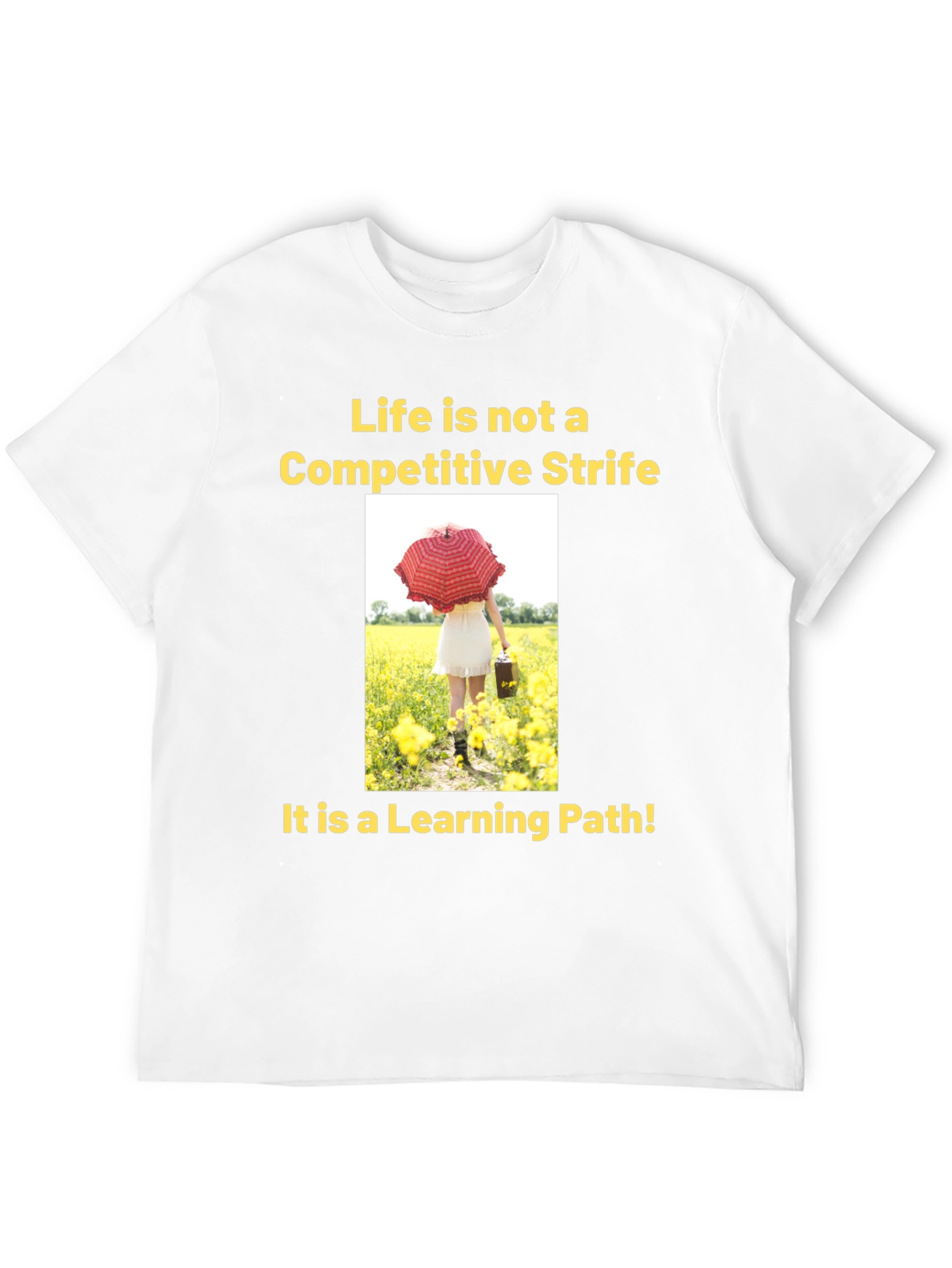 Inspirational Learning Path Graphic Tee