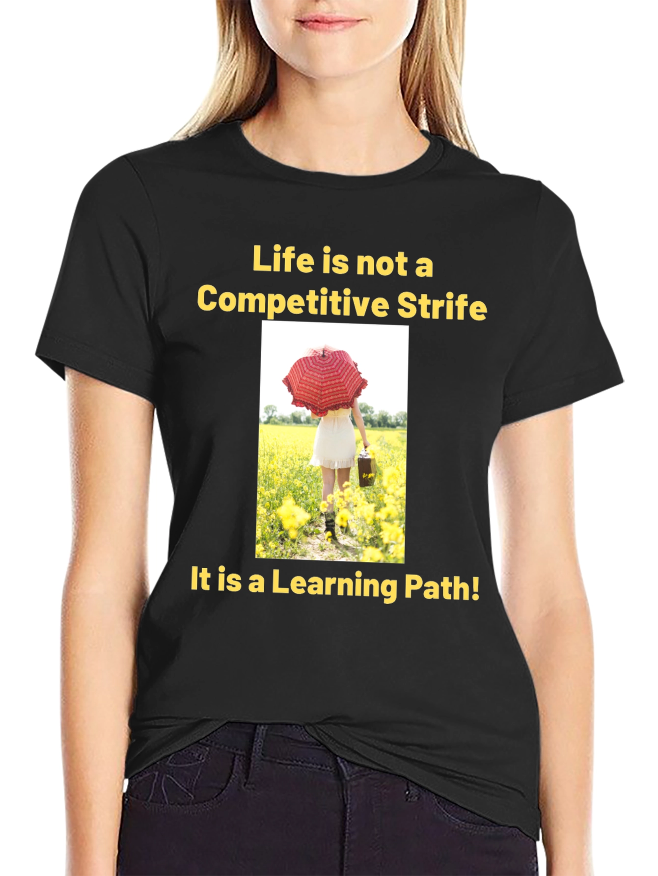 Inspirational Learning Path Graphic Tee