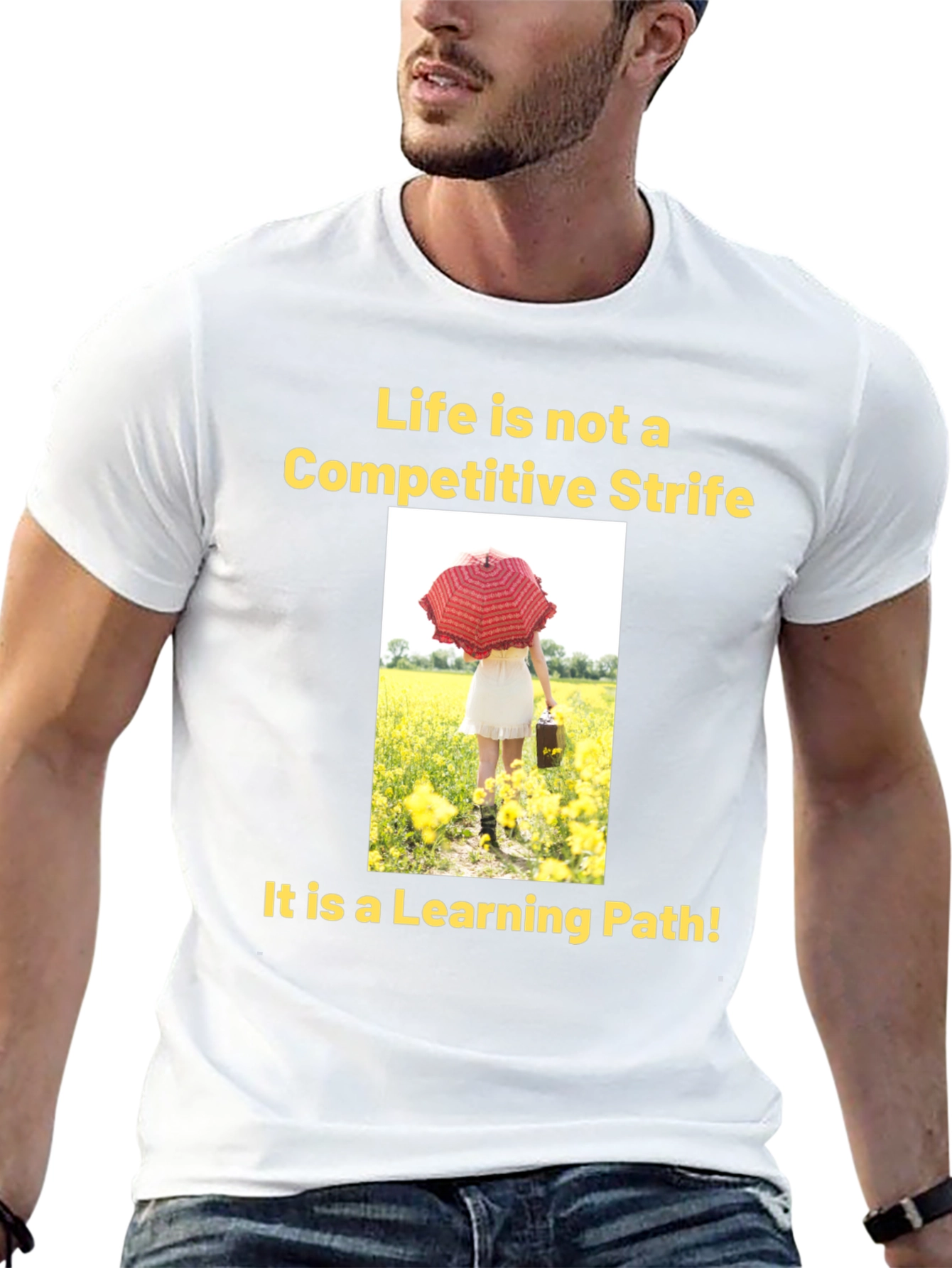 Inspirational Learning Path Graphic Tee