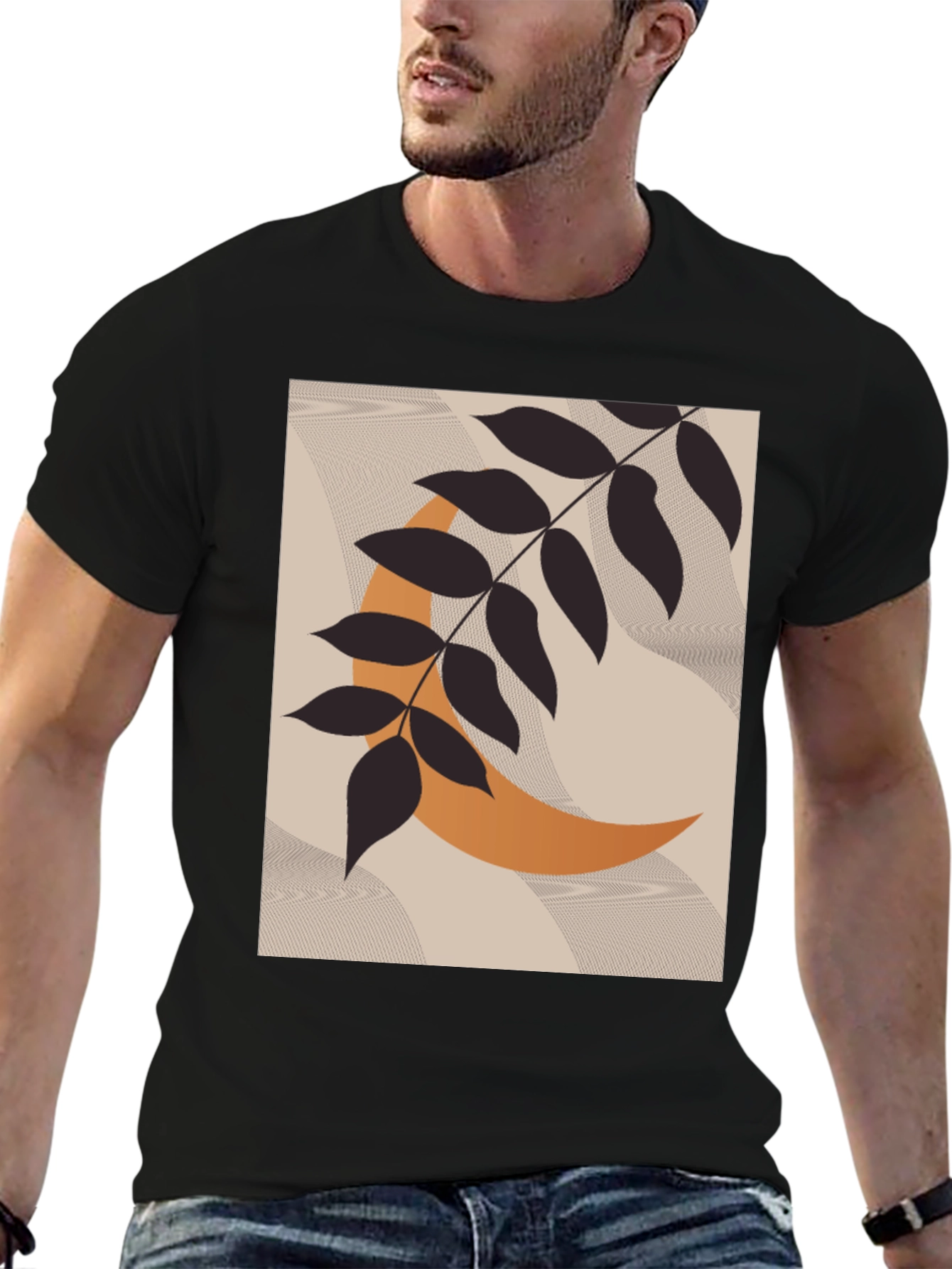 Boho Branch & Moon Graphic Tee