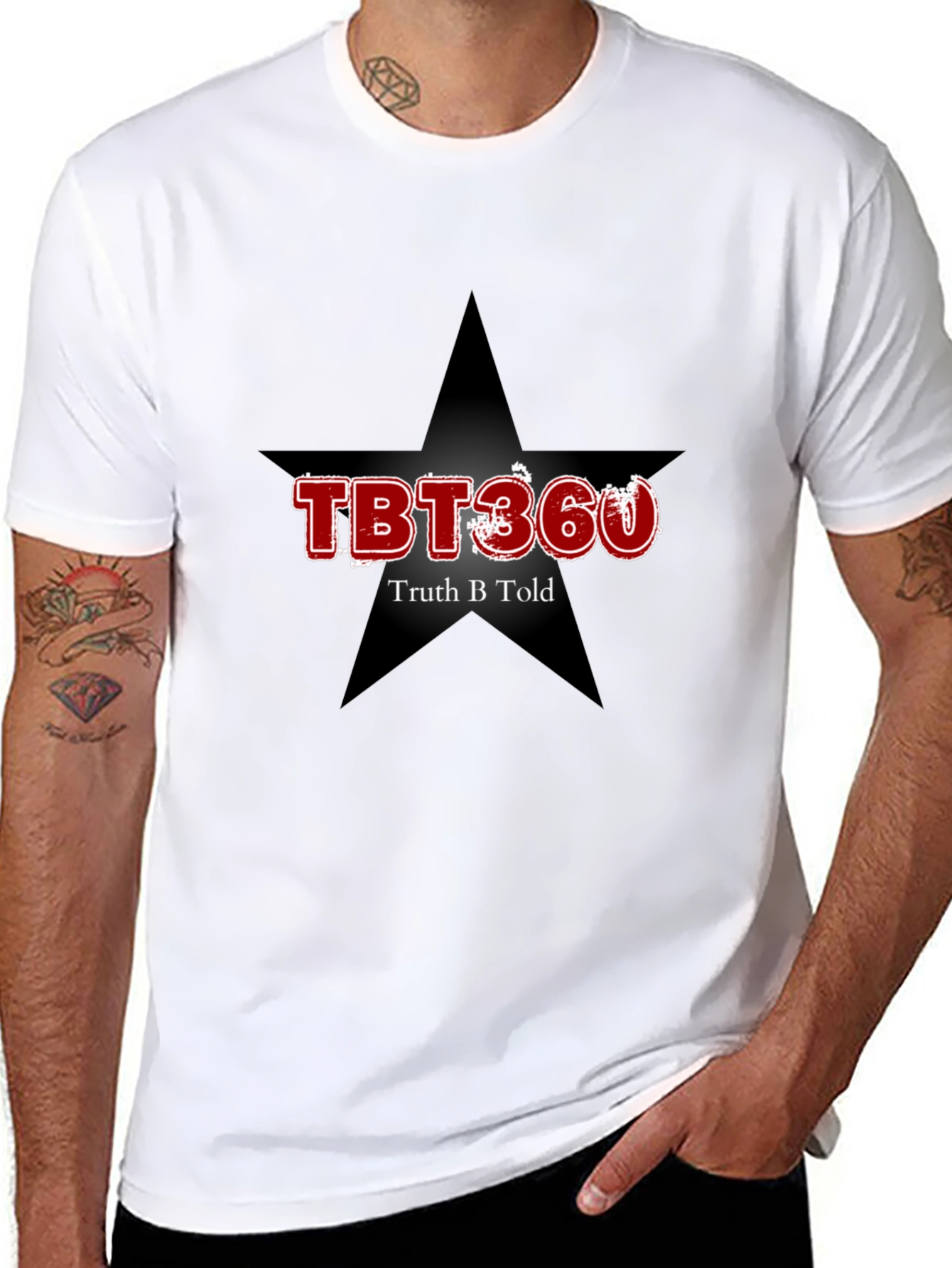 TBT360 Truth B Told Black Graphic Tee