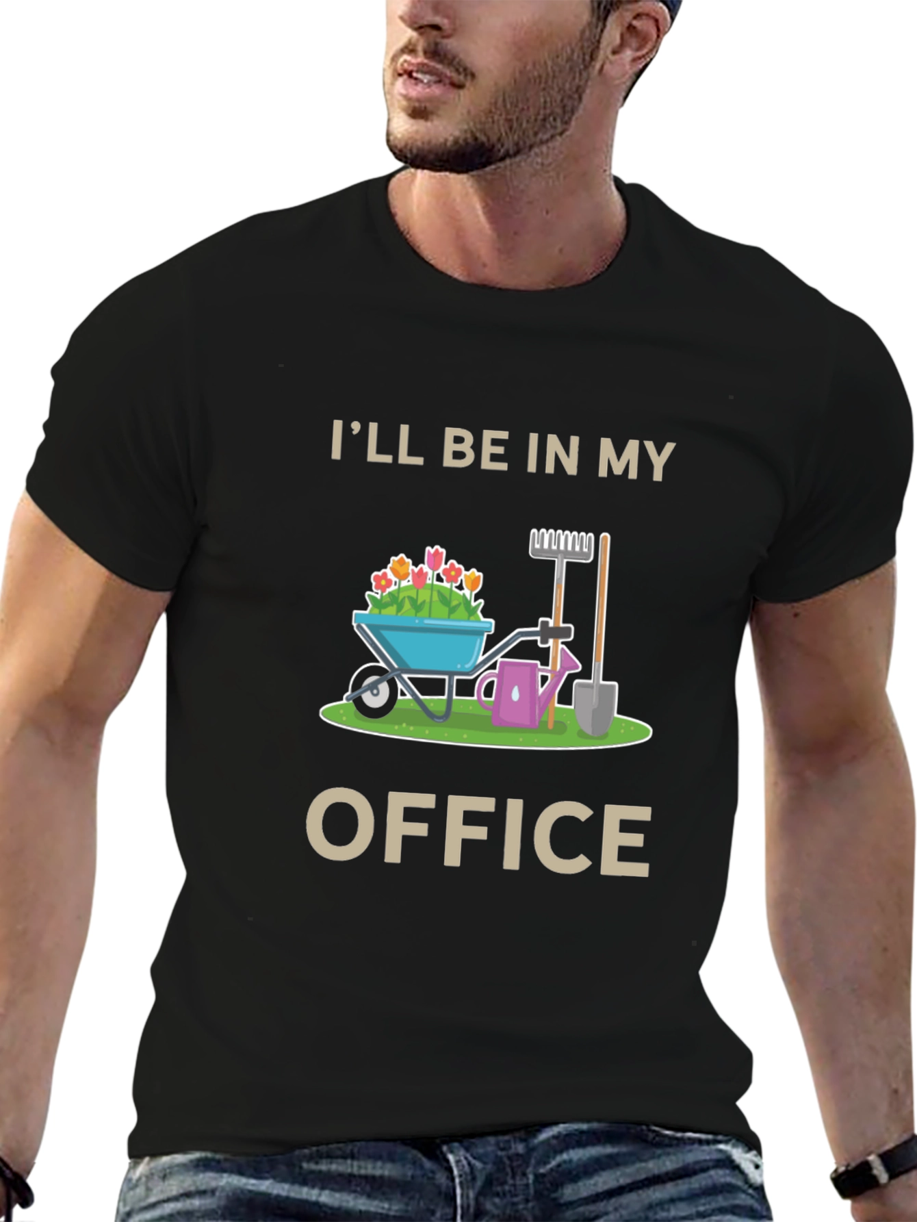 Gardening Office Graphic T-Shirt