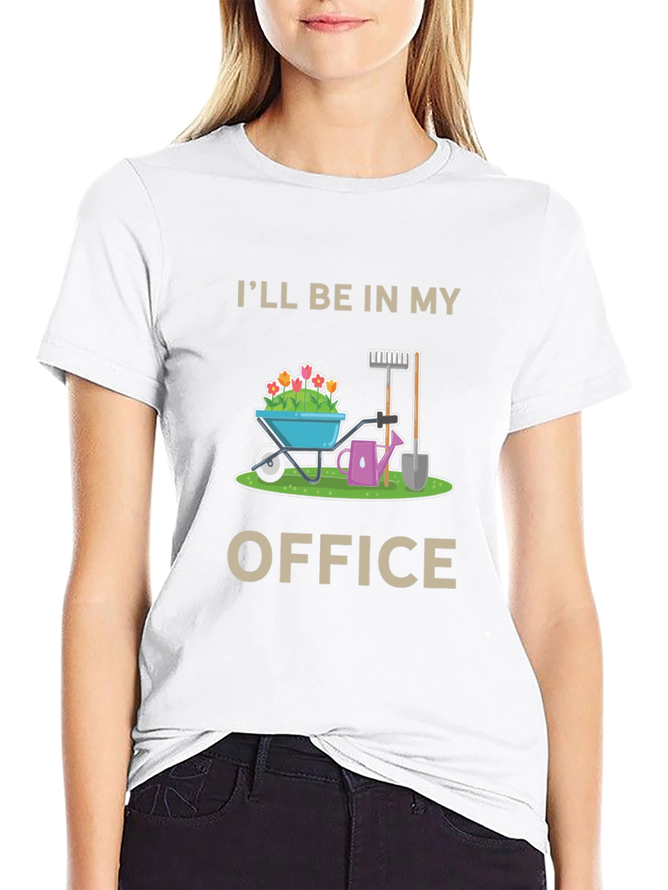 Gardening Office Graphic T-Shirt