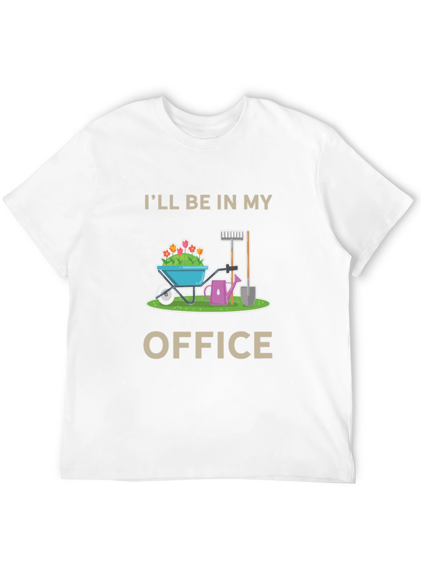 Gardening Office Graphic T-Shirt